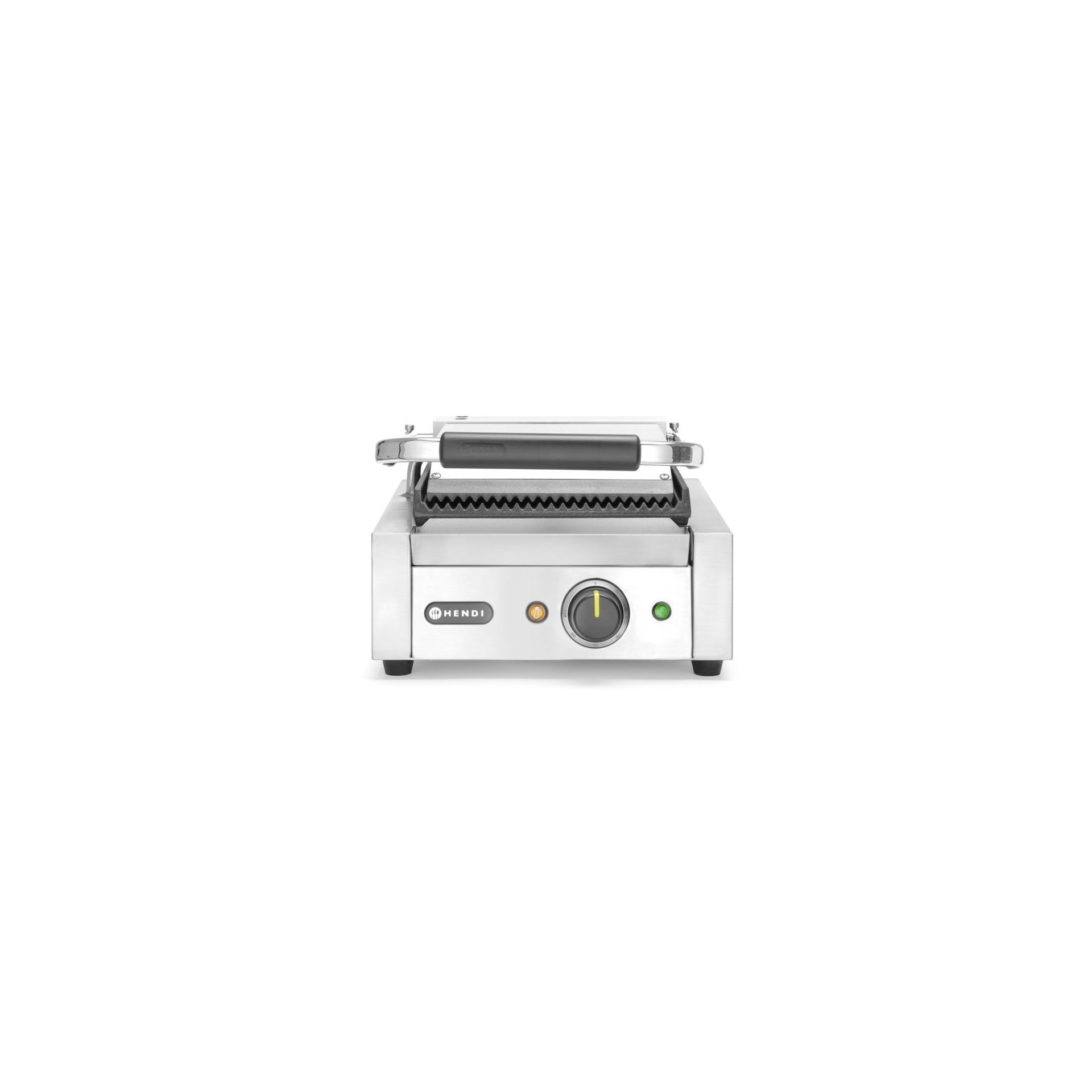 Kontaktgrill - Einzelversion, oben und unten gerillt, 230V/1800W, 310x375x(H)216mm