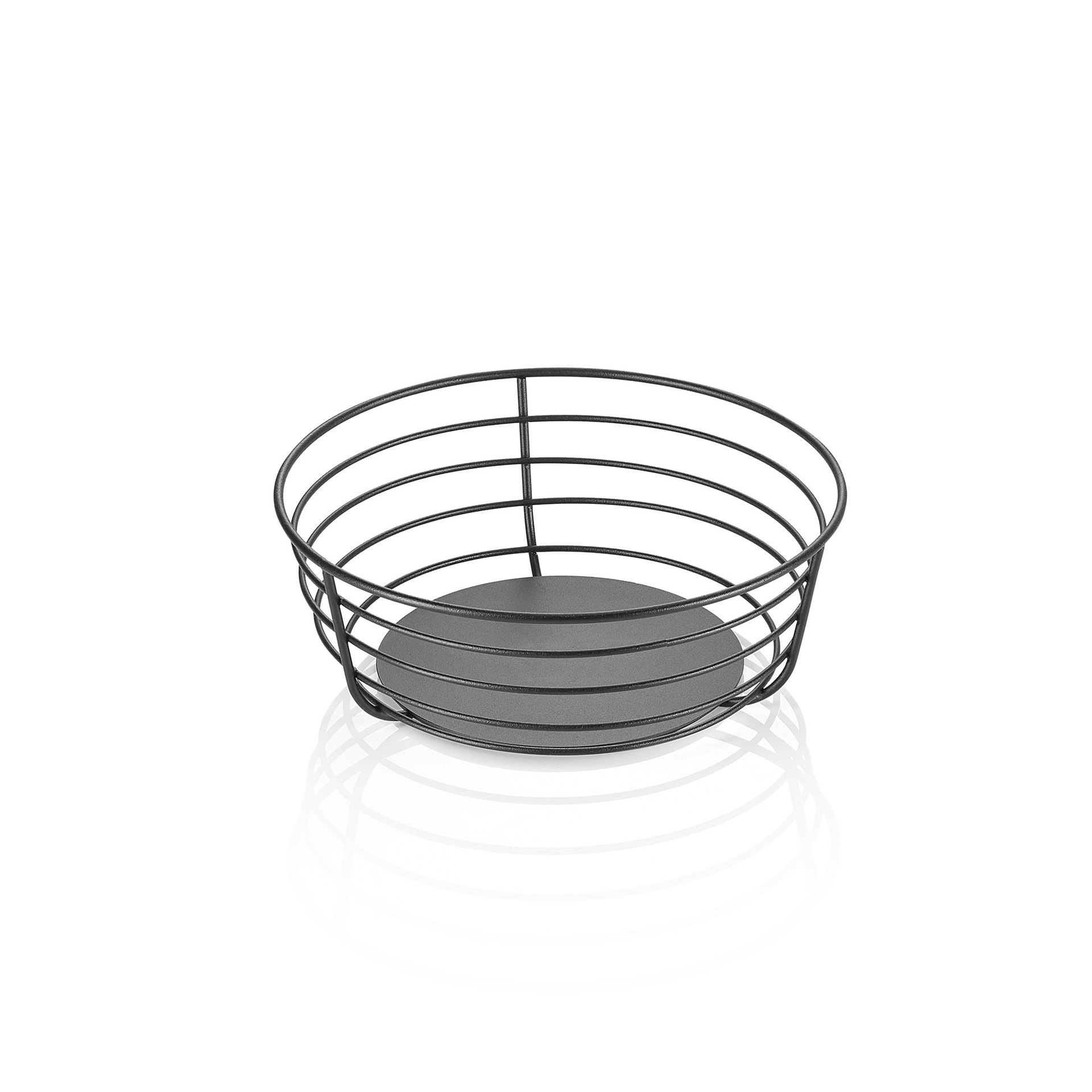 Buffetkorb STEELNEST, Ø 23 cm, Höhe 8,5 cm, pulverbeschichtet, Metall