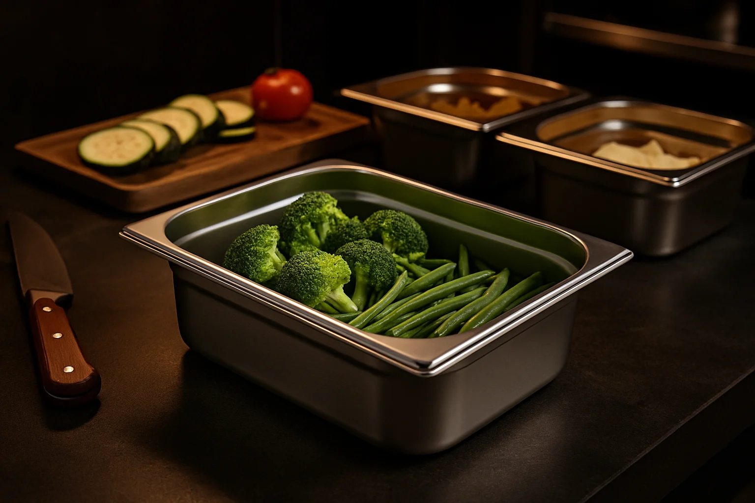 Hendi Kitchen Line GN‑Behälter für den täglichen Küchenbetrieb