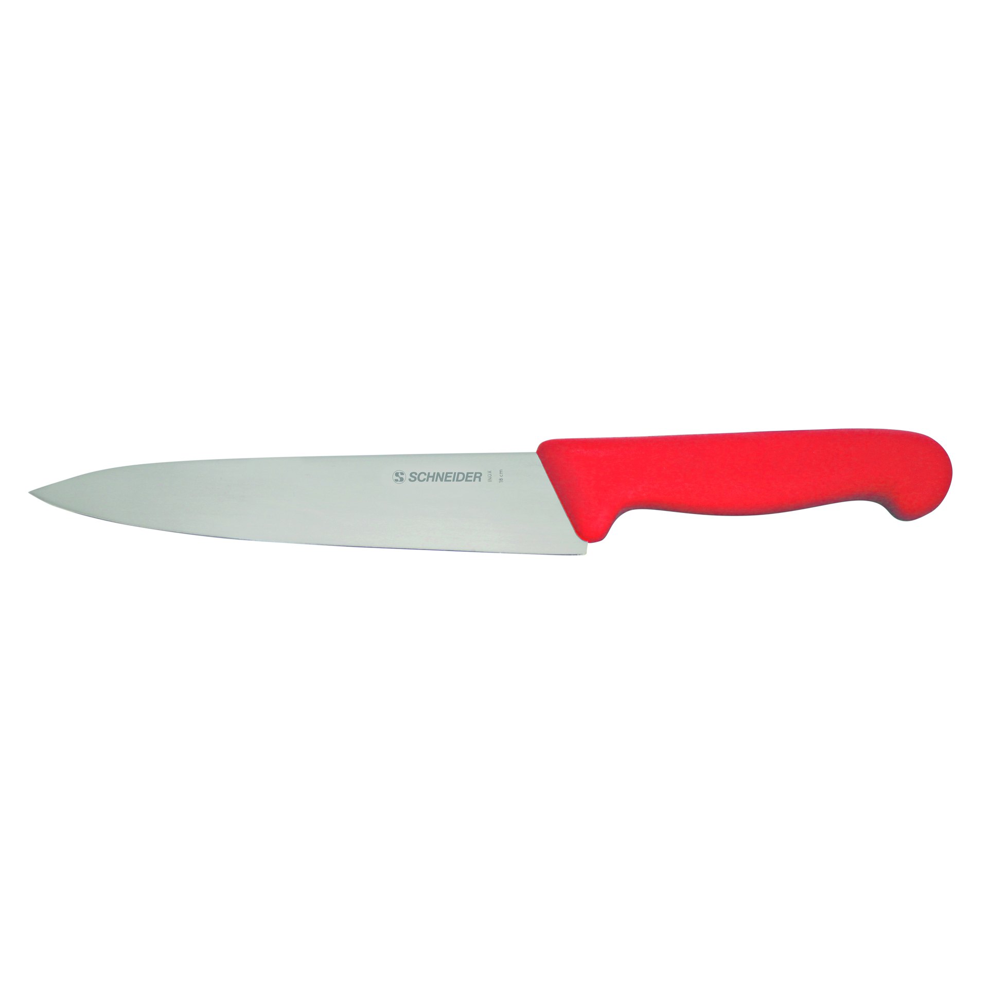 Kochmesser, schmale Klinge, 180 mm, roter Griff Kochmesser, schmale Klinge, 180 mm, roter Griff