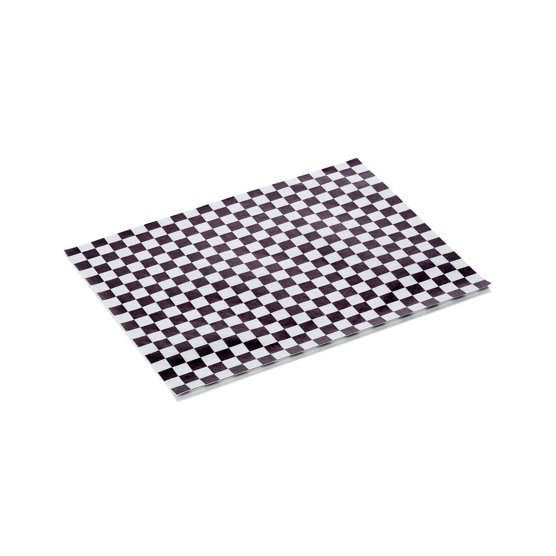 Burgerpapier Schwarz Weiss Set WRAP & GO, 25 x 20, Set á 1000 Stück, Fettpapier