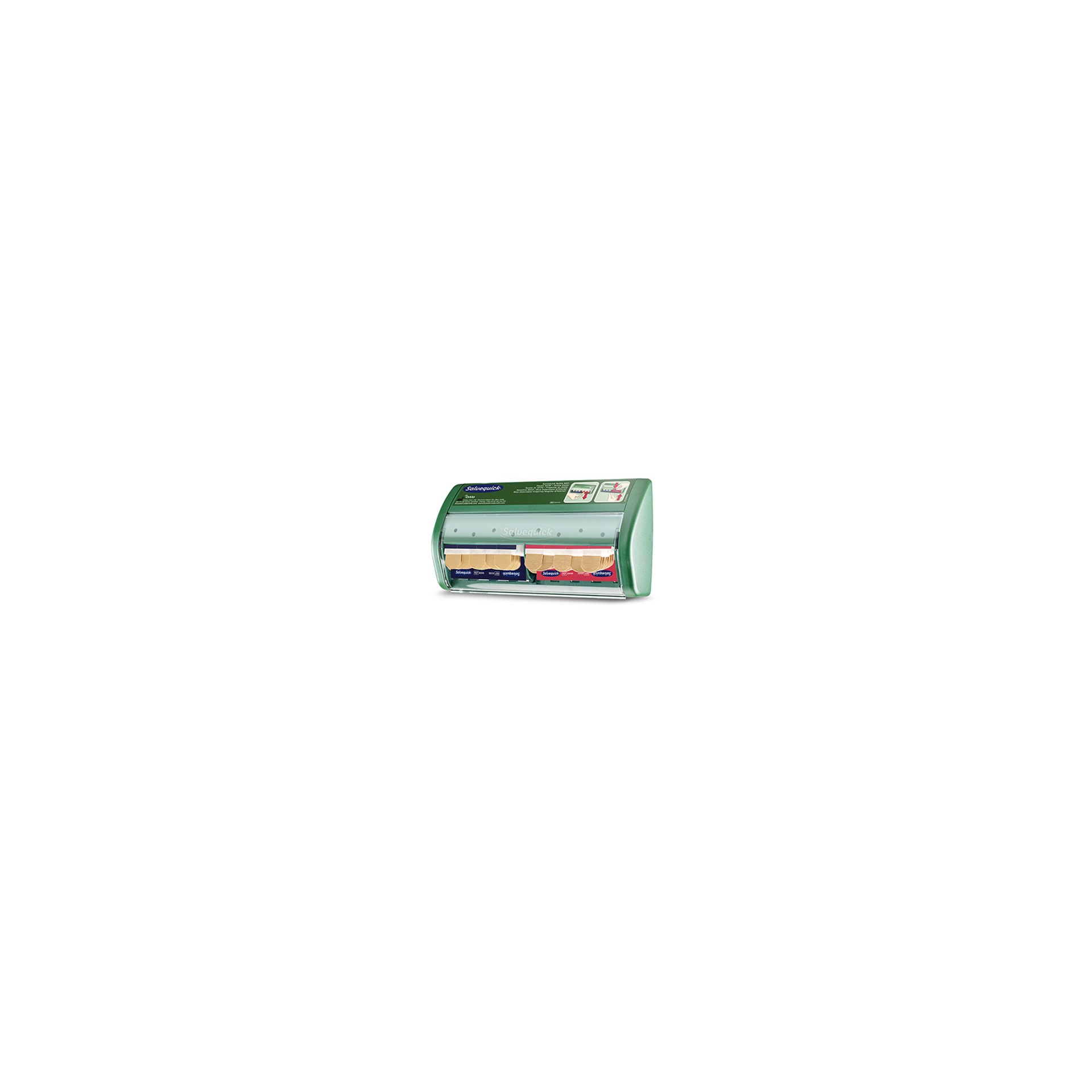 "Cederroth" Salvequick, Pflasterspender 11,4 cm x 22,6 cm x 5,4 cm grün