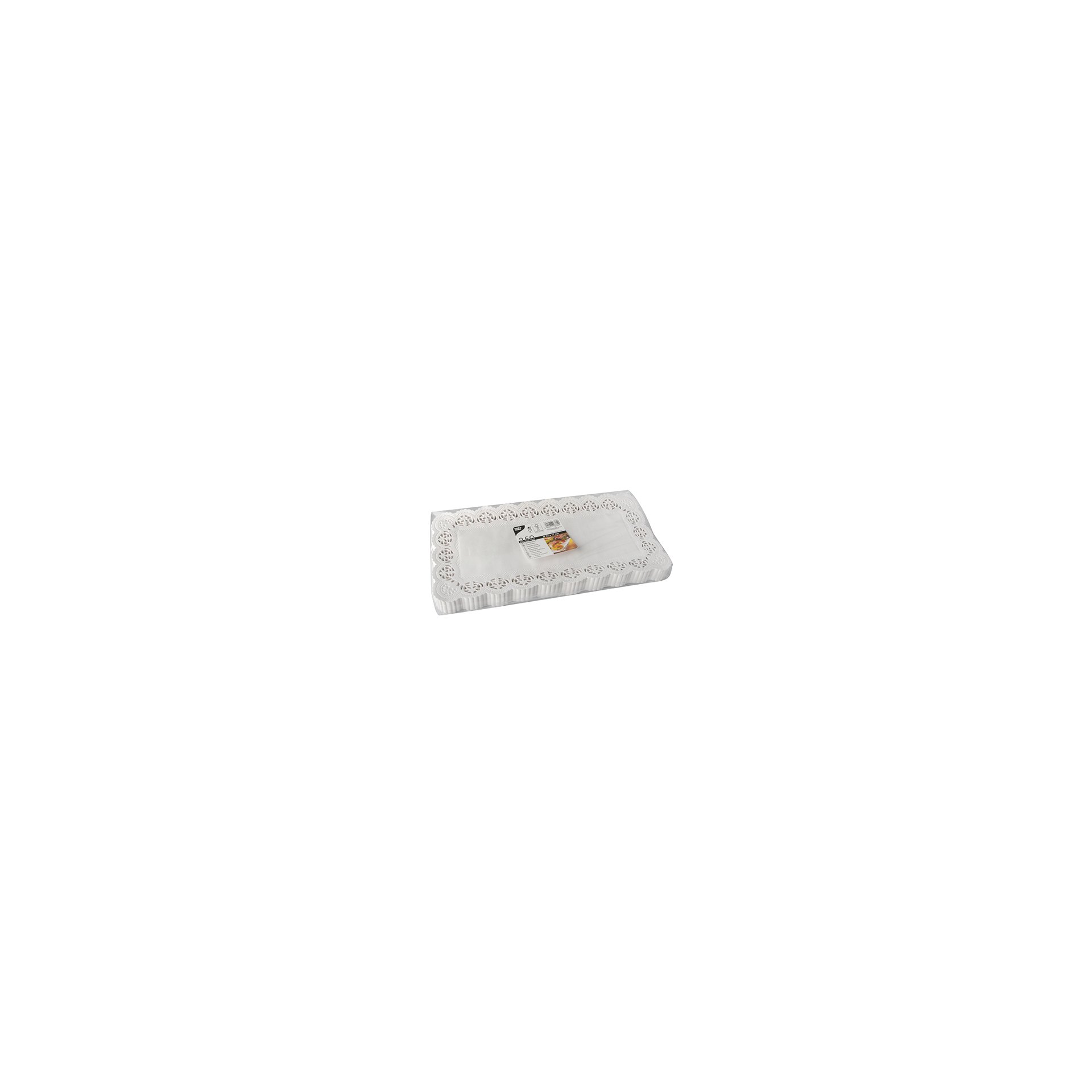 Spitzenpapiere eckig 34 cm x 17 cm weiss Spitzenpapiere eckig 34 cm x 17 cm weiss