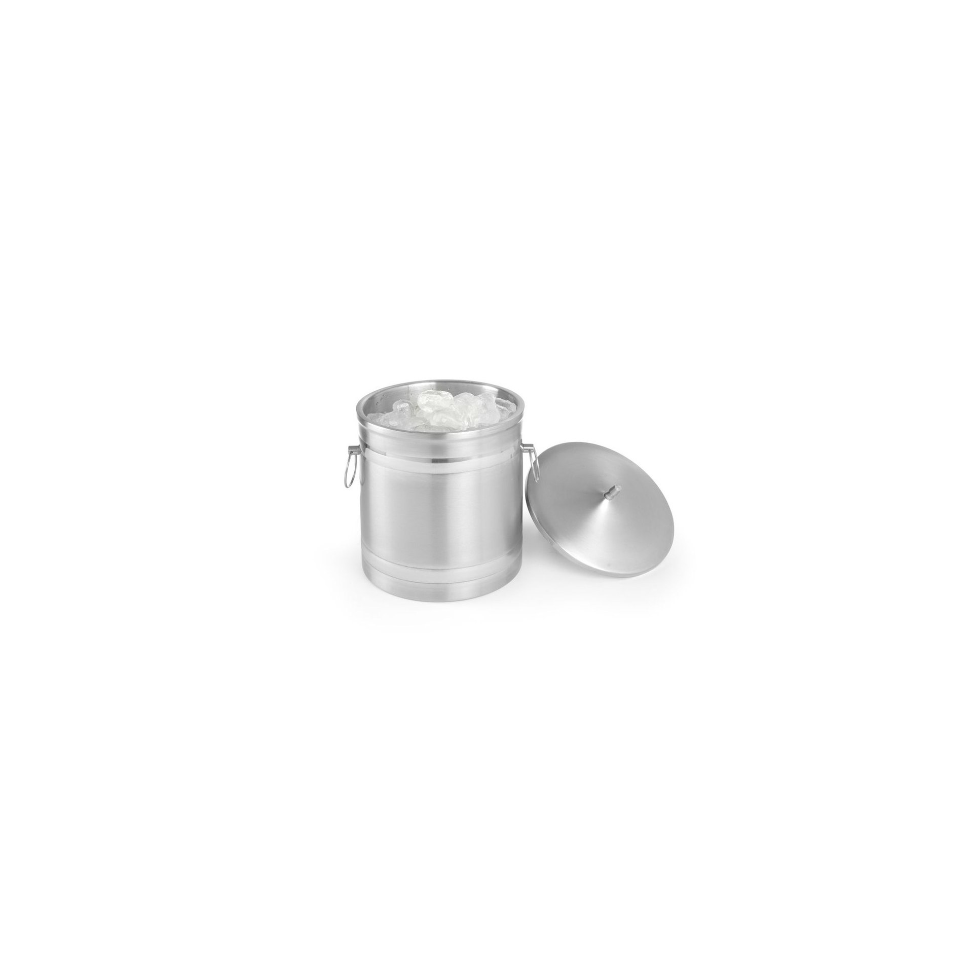 Eiskübel doppelwandig, BarUp, 5L, Silber, ⌀200x(H)230mm Eiskübel doppelwandig, BarUp, 5L, Silber, ⌀200x(H)230mm