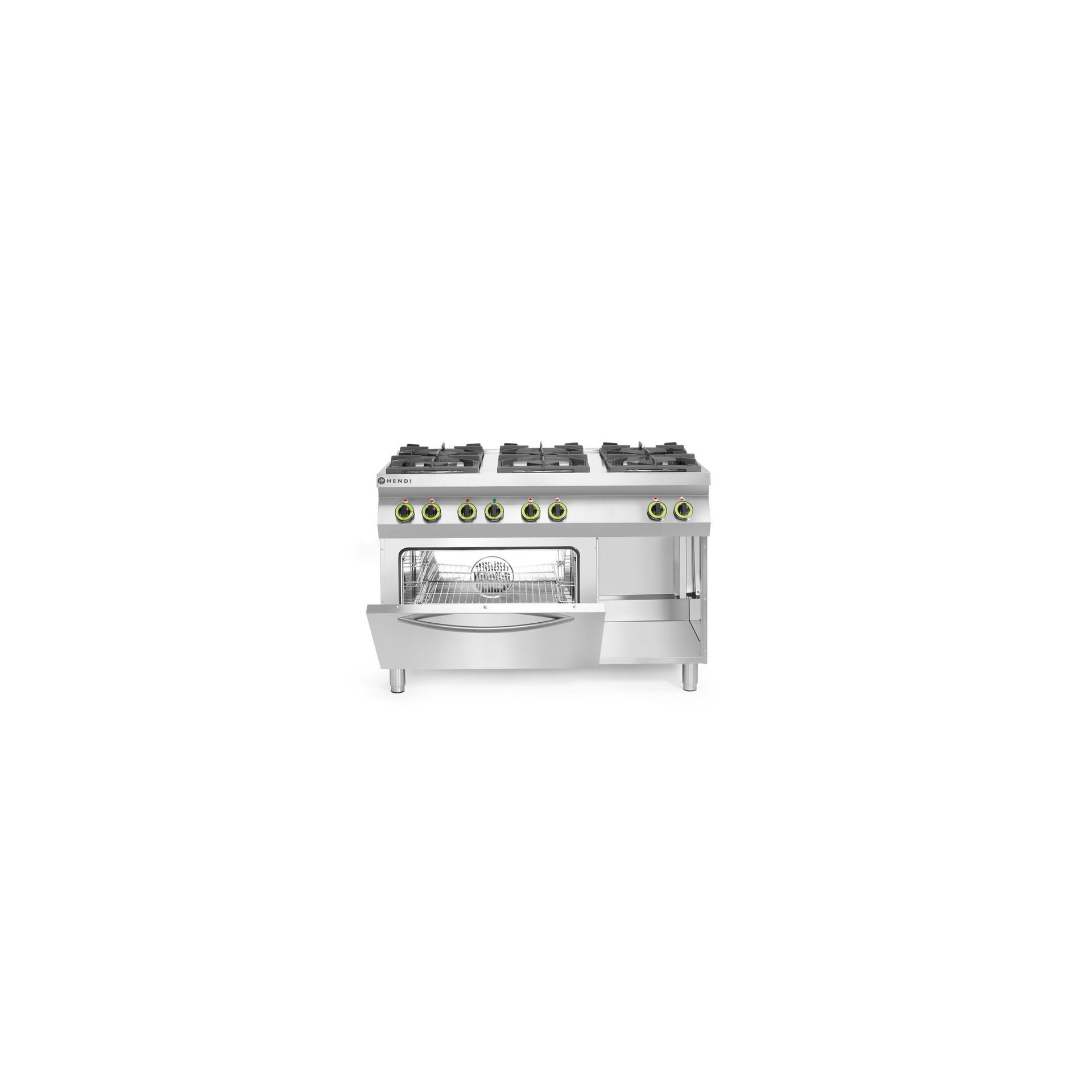 Gasherd Kitchen Line 6-flammig mit Ofen GN 1/1, Kitchen Line, 230V/3000W, 28,5kW, 1200x722x(H)900mm Gasherd Kitchen Line 6-flammig mit Ofen GN 1/1, Kitchen Line, 230V/3000W, 28,5kW, 1200x722x(H)900mm