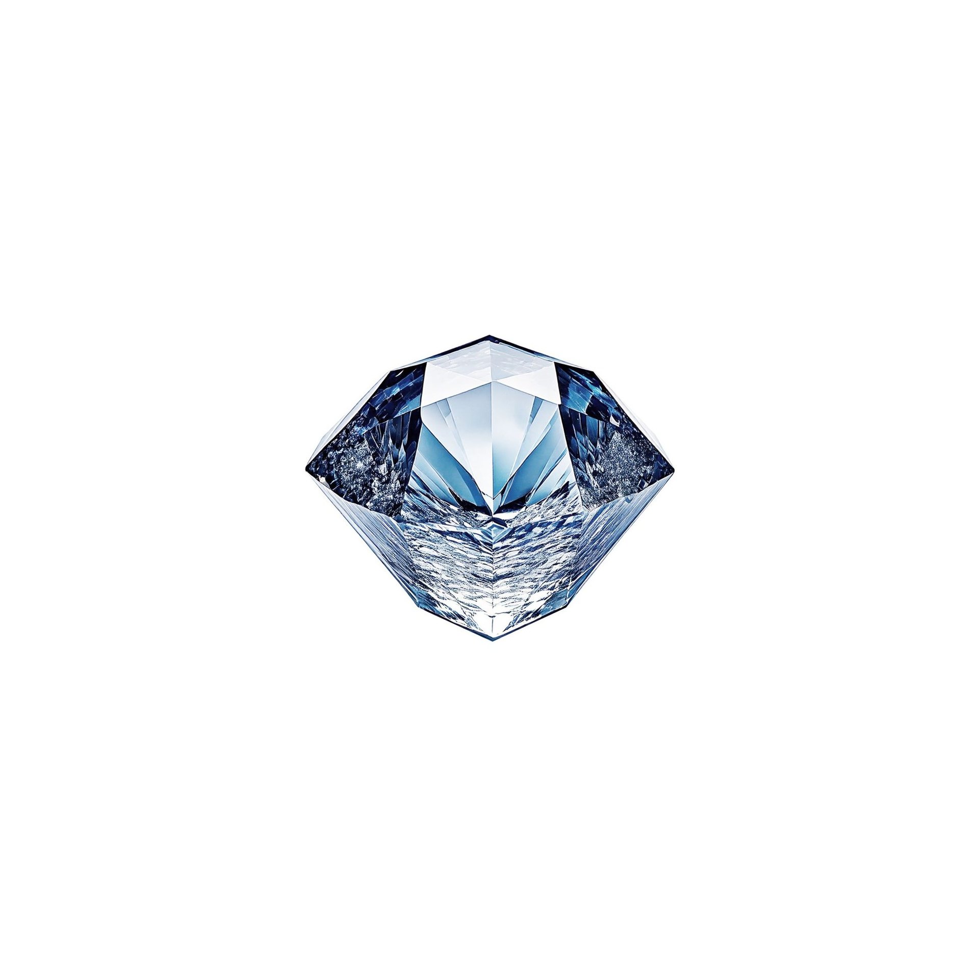 Eiswürfelform, edelsteinförmig, BarUp, Blau, 2 Stk., 190x105x(H)30mm