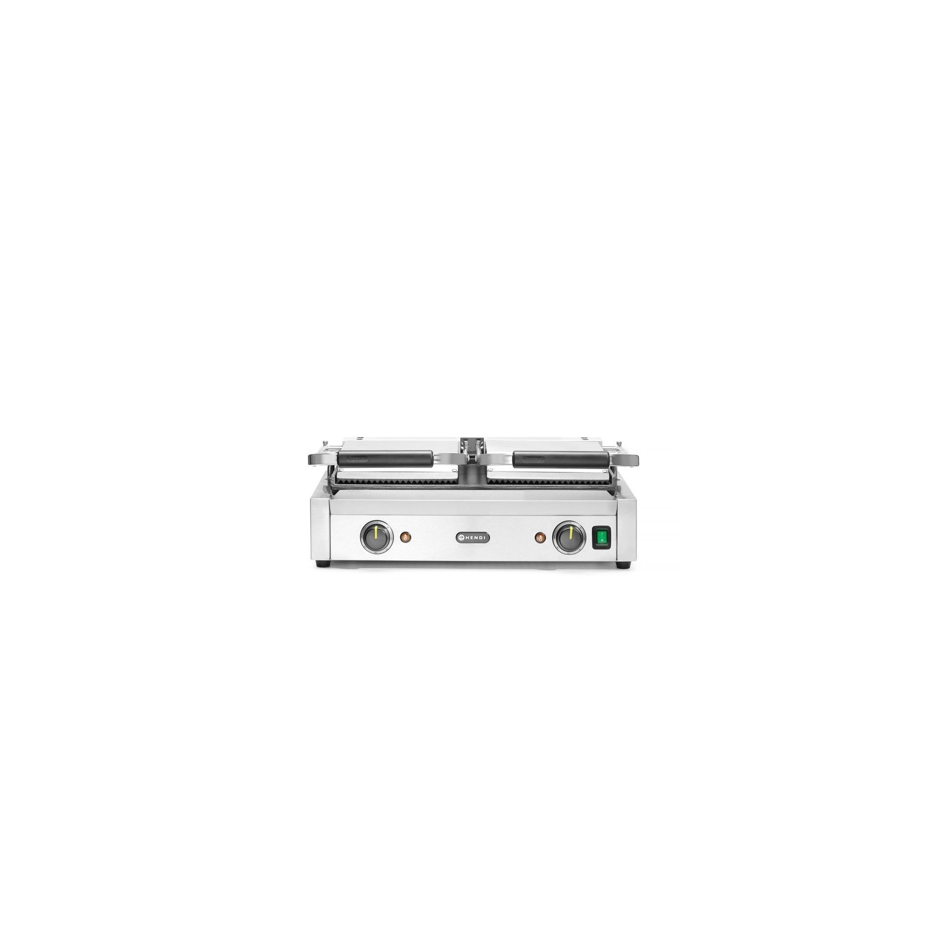 Kontaktgrill - Doppelversion, oben gerillt, unten glatt, 230V/3600W, 570x375x(H)216mm