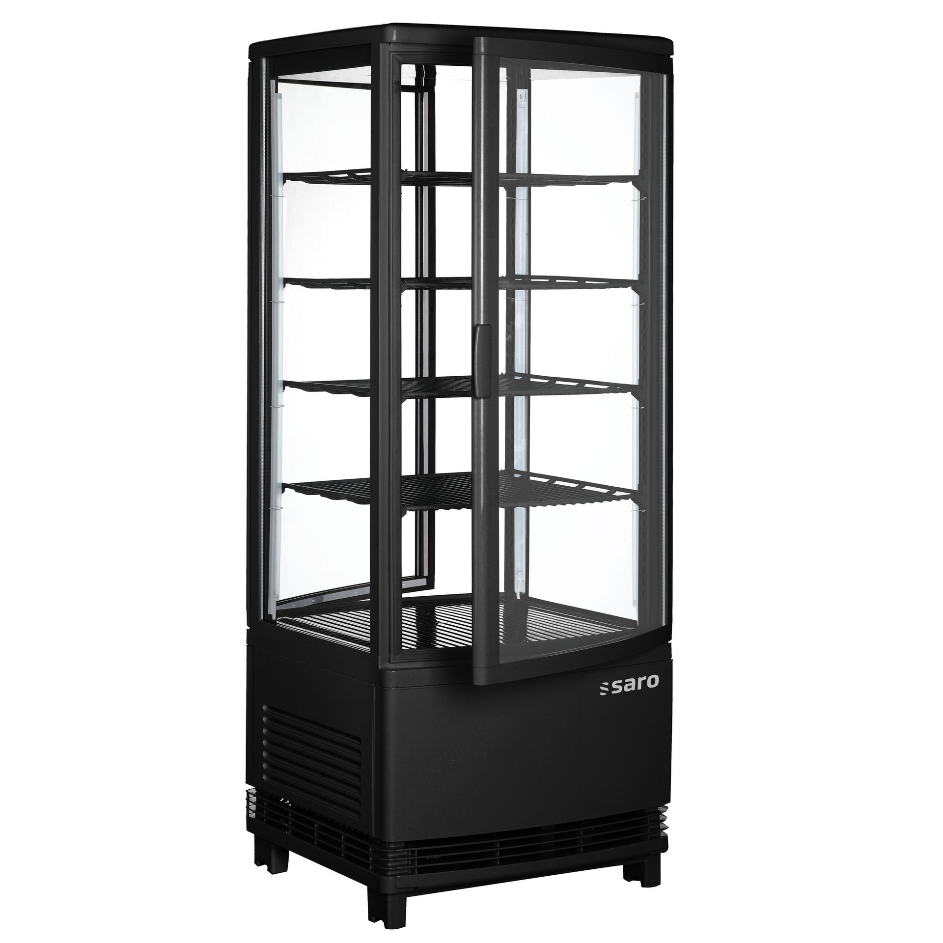 Kühlvitrine, Doppeltür 98 Liter, SC100DT schwarz