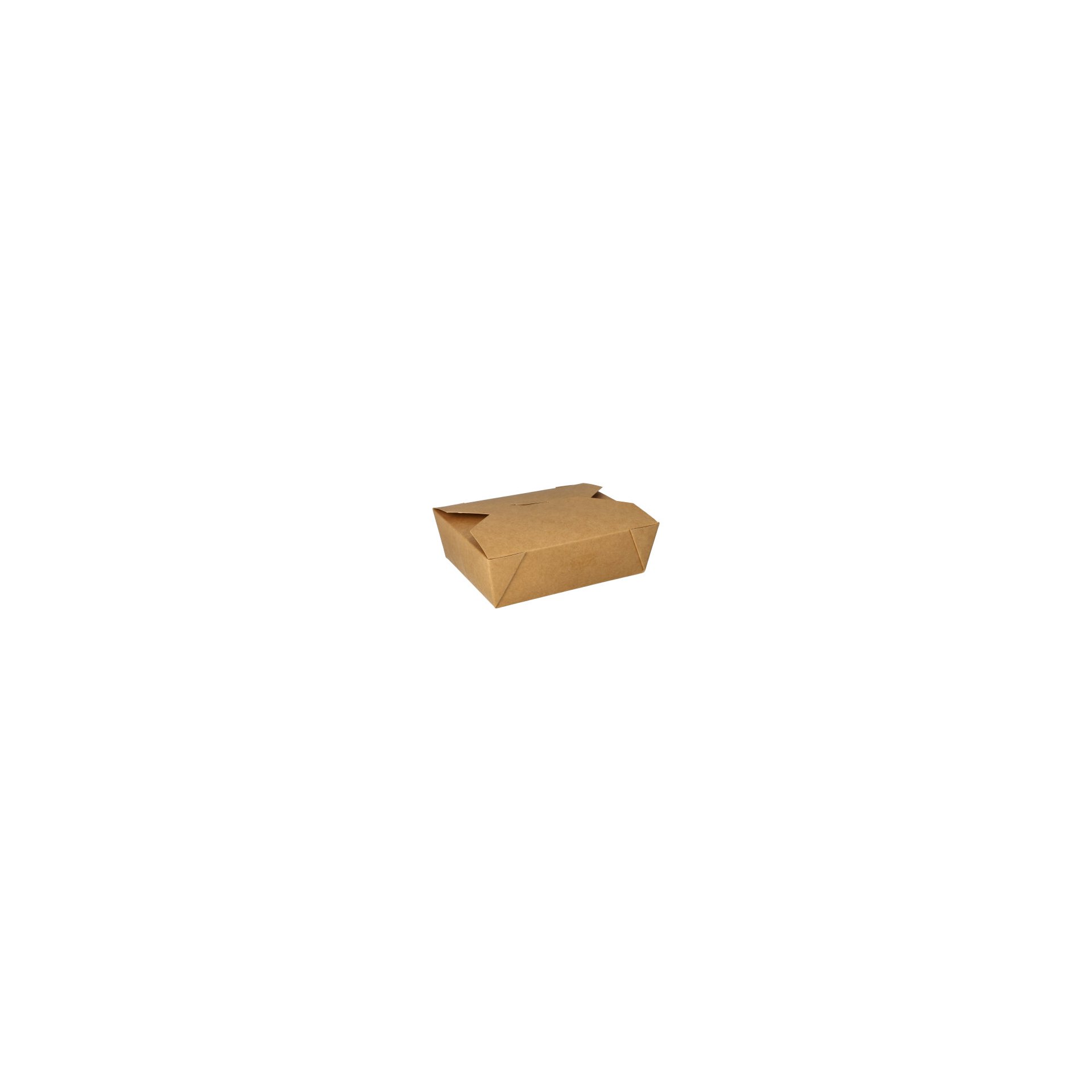 Lunchboxen, Pappe "pure" 1000 ml 5 cm x 12 cm x 15 cm braun