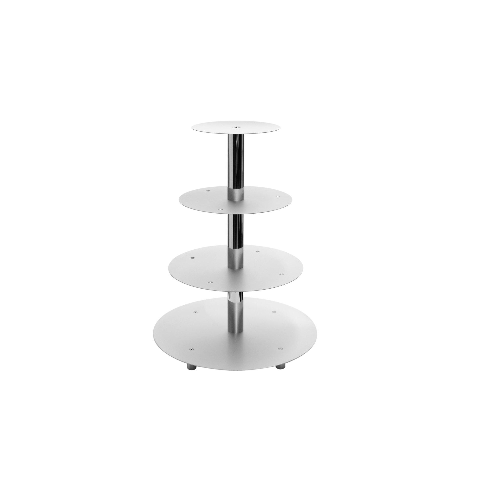 Tortenständer 4-teilig silber Tortenständer 4-teilig silber