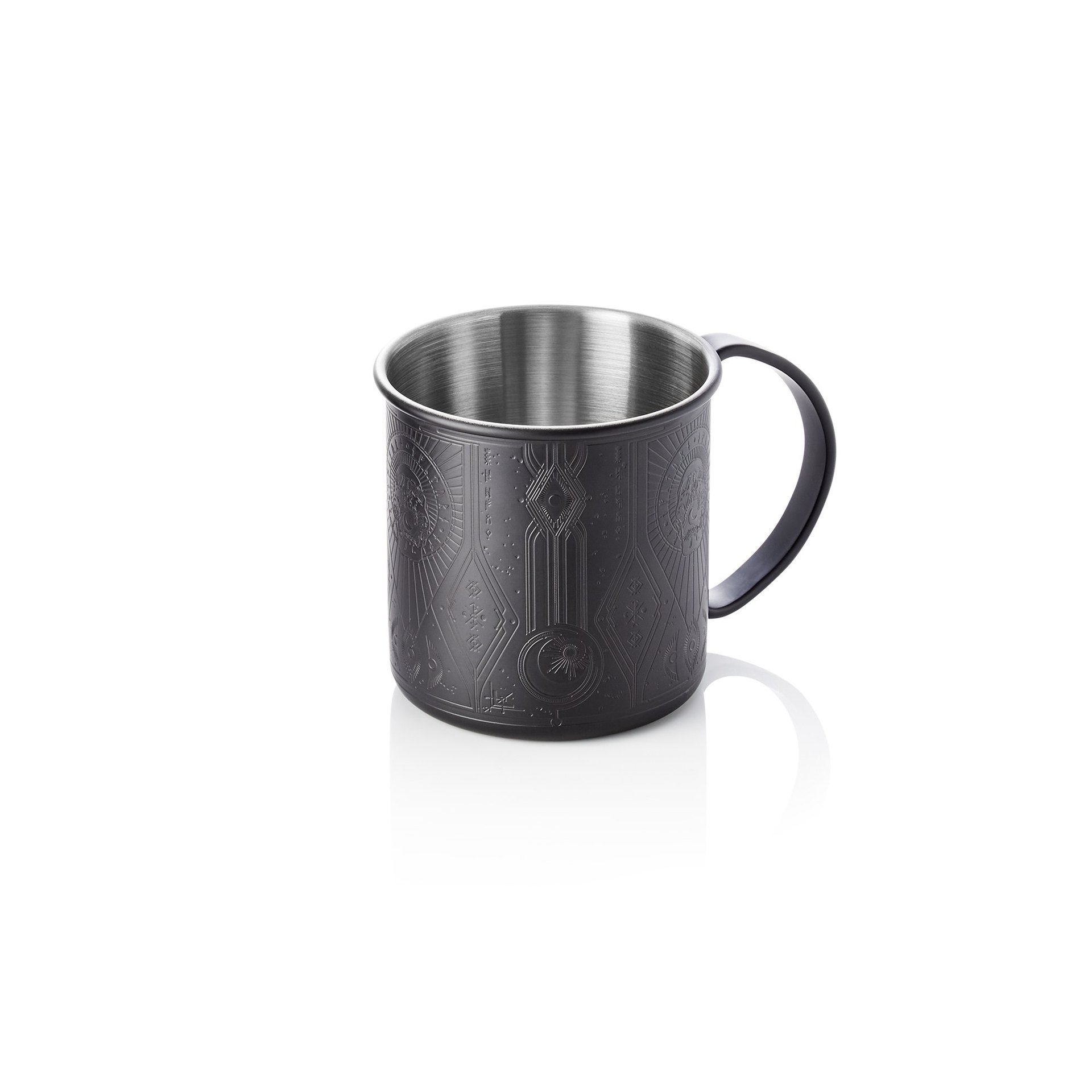 Moscow Mule Tattoo NOCTURN, 0,45 ltr., Ø 9 cm, Höhe 9 cm, schwarz matt