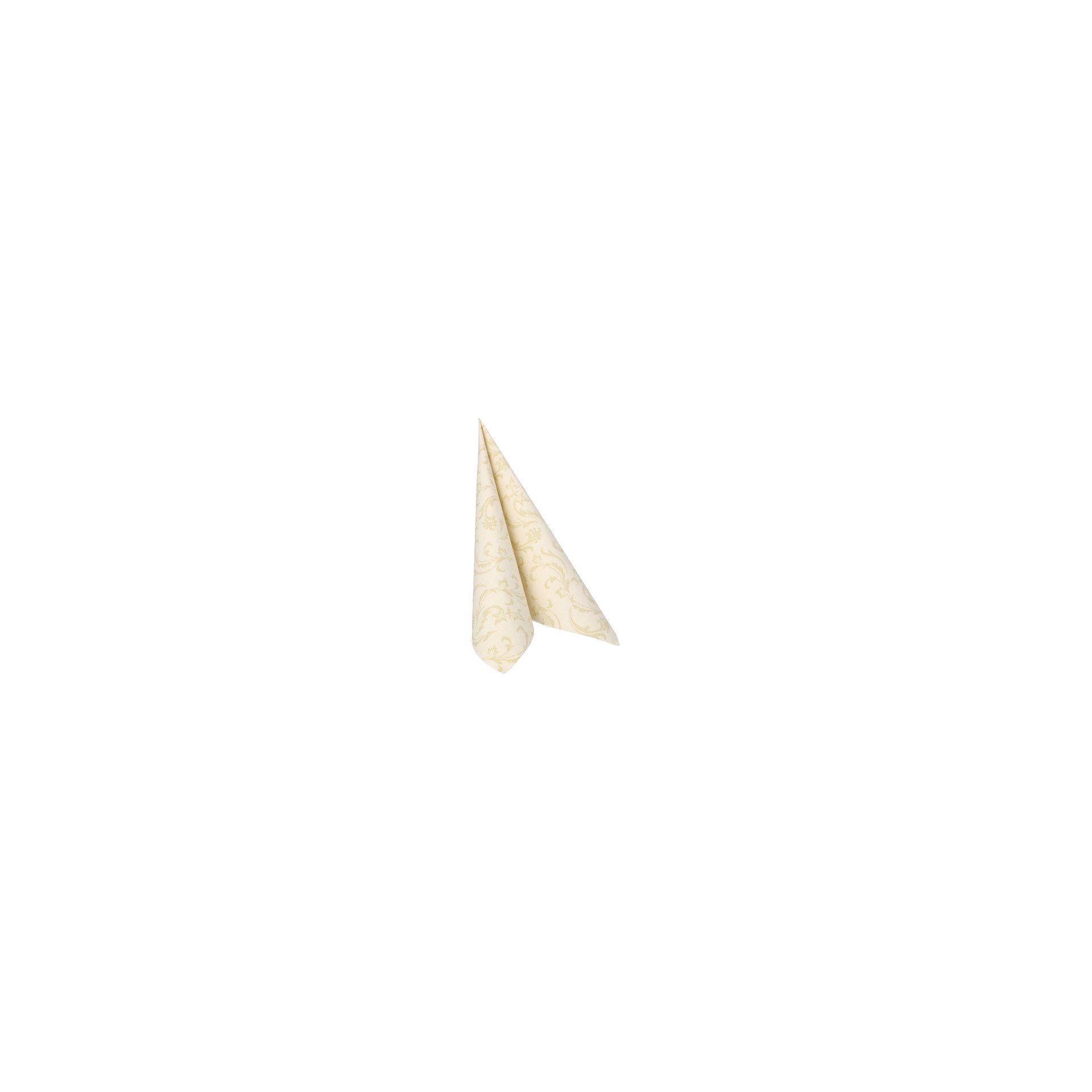 Servietten "ROYAL Collection" 1/4-Falz 40 cm x 40 cm champagner "Damascato"