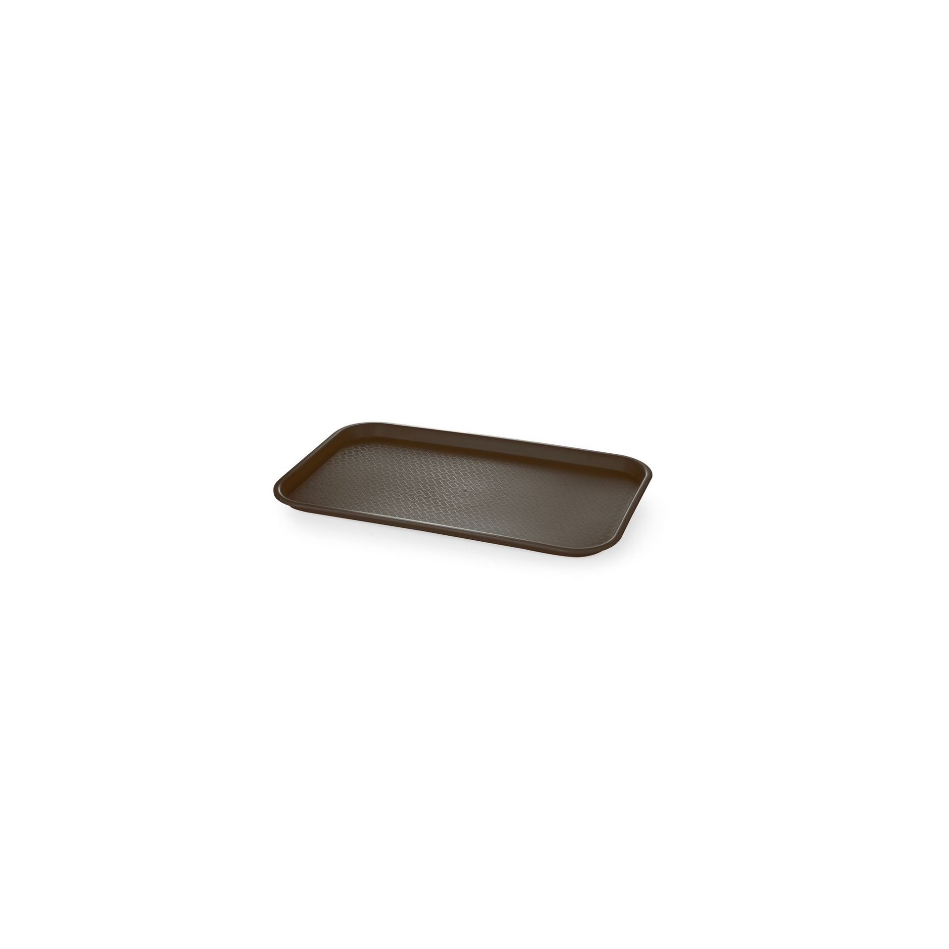 Fast-Food-Tablett GN 1/1 Polypropylen, AmerBox, GN 1/1, Braun, 530x325x(H)20mm