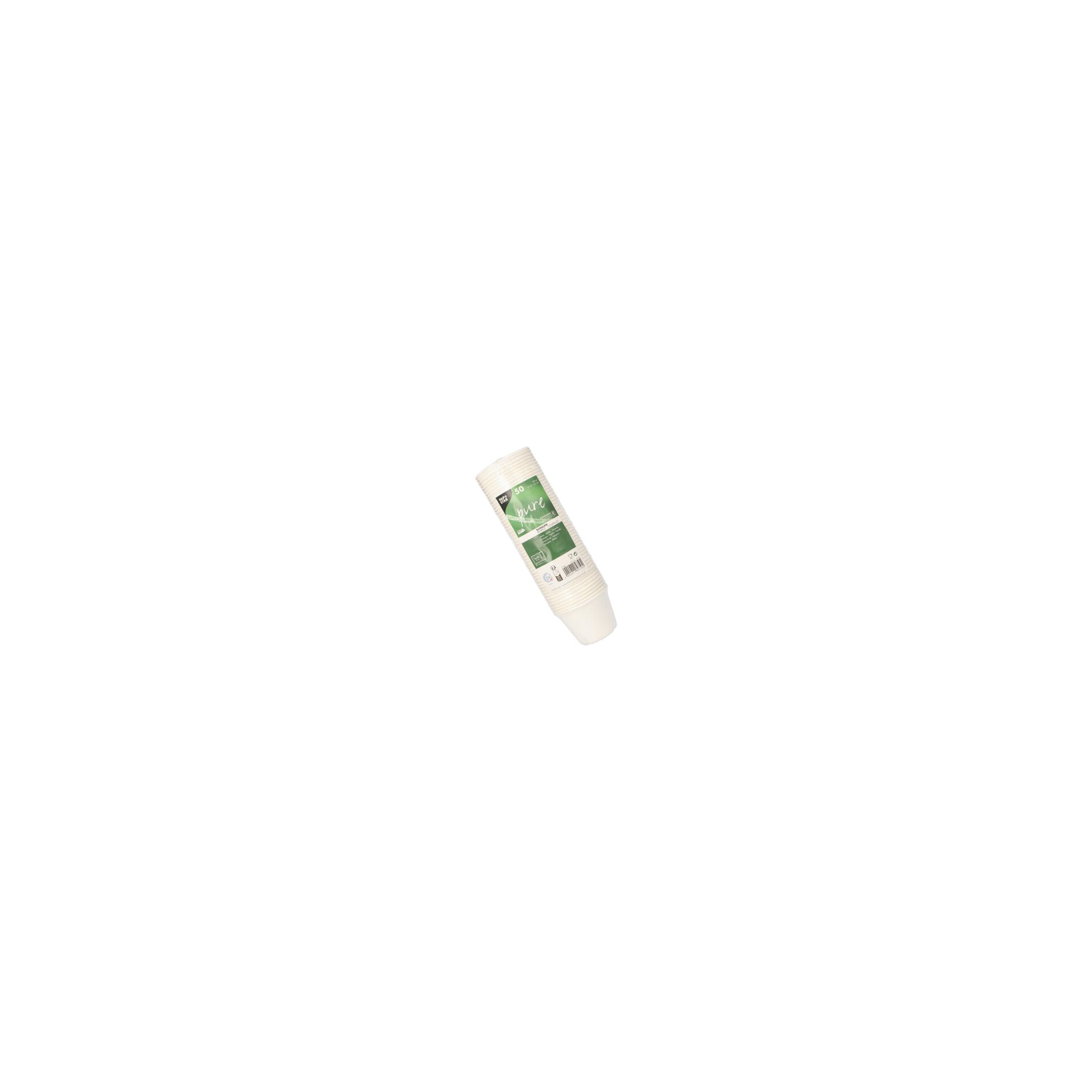 Schalen, Zuckerrohr "pure" 100 ml Ø 7,5 cm · 5,3 cm weiss Schalen, Zuckerrohr "pure" 100 ml Ø 7,5 cm · 5,3 cm weiss