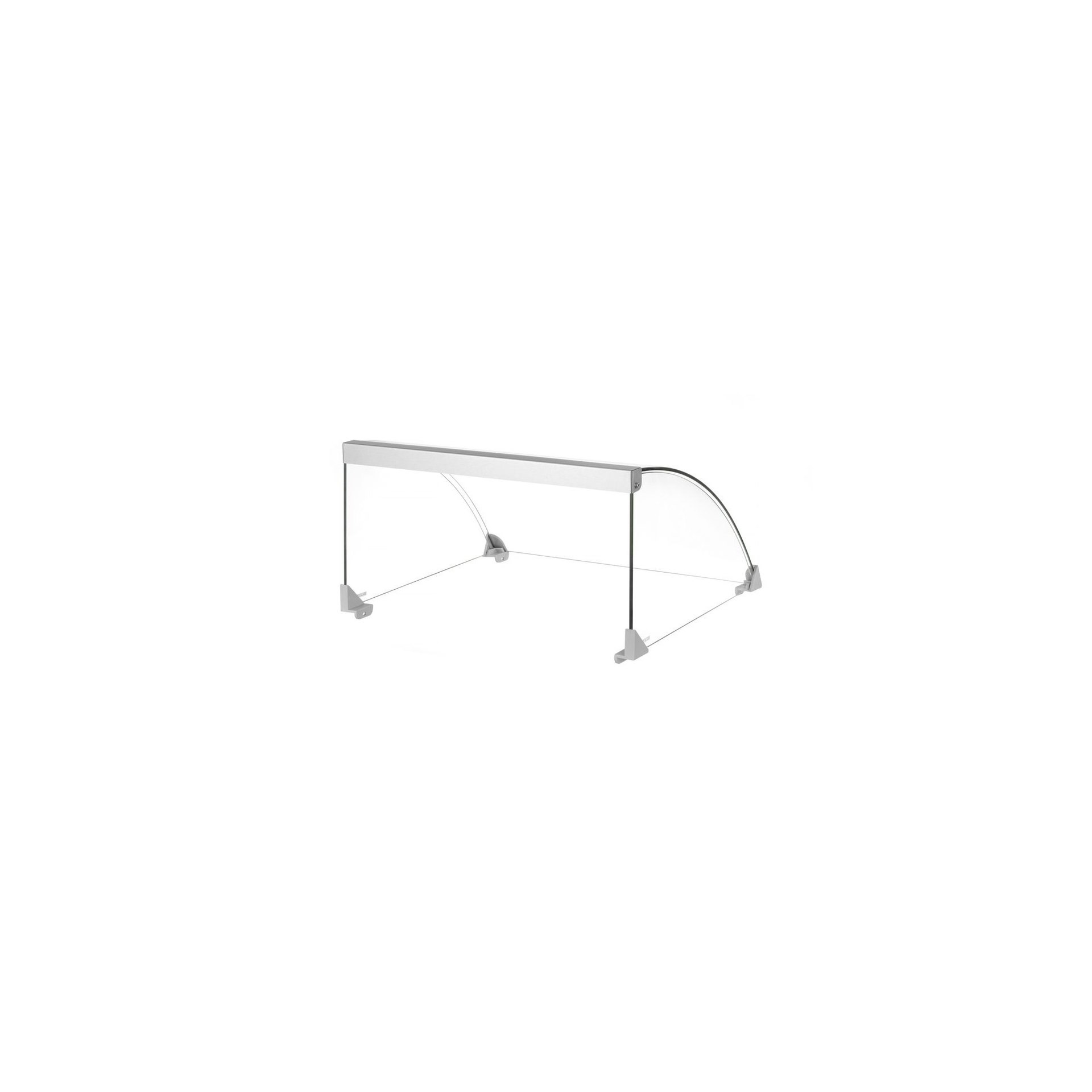 Glasabdeckung für Rollengrill, Für Rollengrill - 9 Rollen (268605), 470x401x(H)250mm