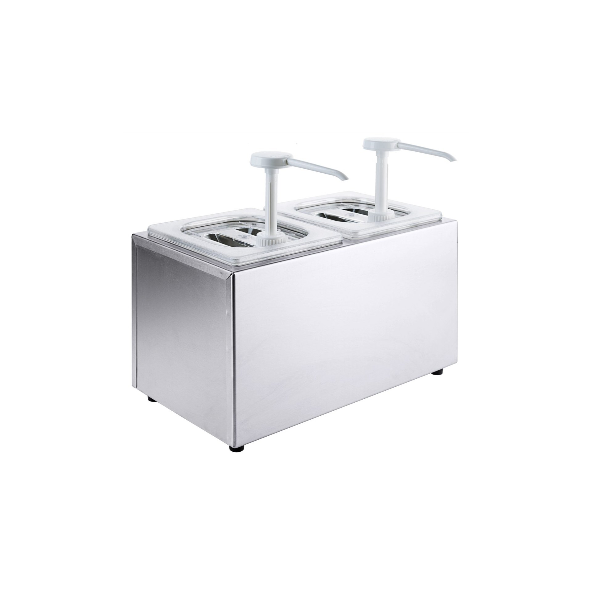 Saucendispenser (mit zwei Pumpenbehältern) Saucendispenser (mit zwei Pumpenbehältern)