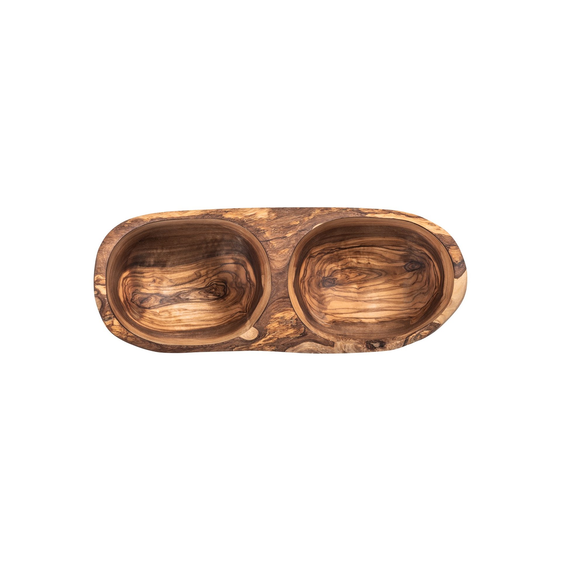 Schale Double PURE OLIVE, 25 x 11 x 3,5 cm, Olivenholz Schale Double PURE OLIVE, 25 x 11 x 3,5 cm, Olivenholz