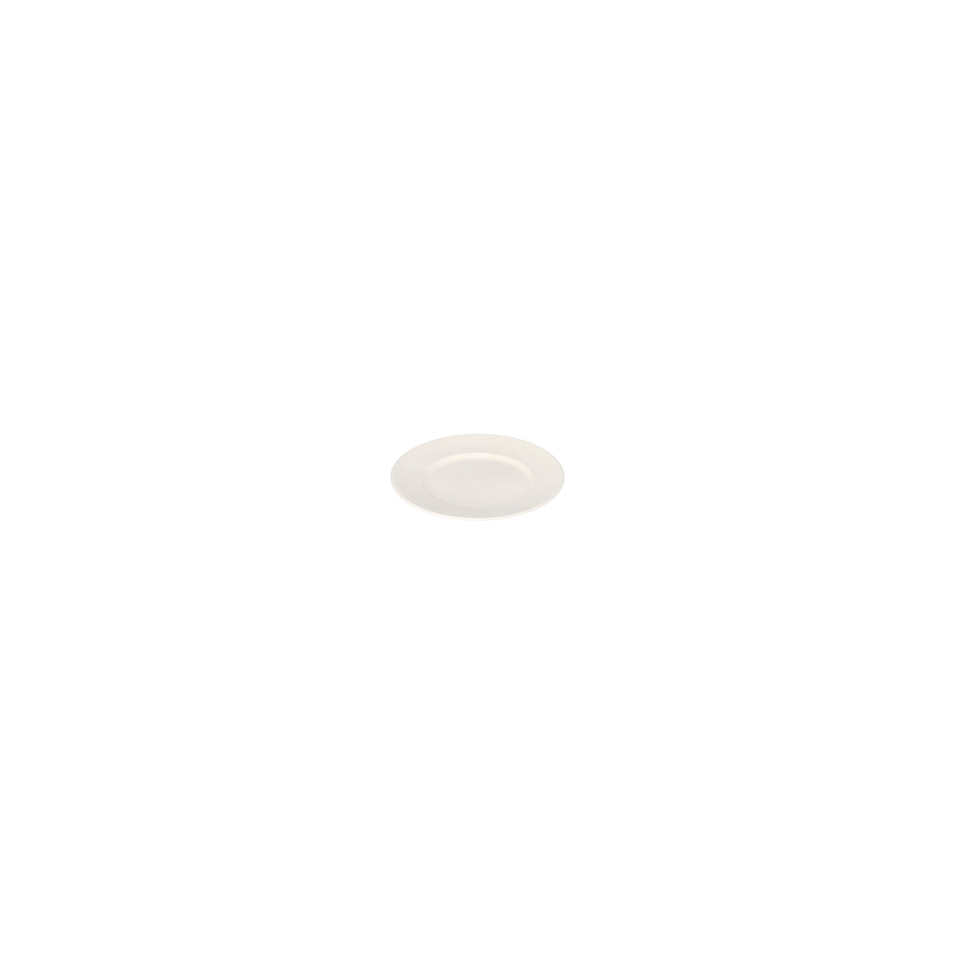 Teller Zuckerrohr "pure" rund Ø 14,5 cm · 1,2 cm weiss "Cella" Teller Zuckerrohr "pure" rund Ø 14,5 cm · 1,2 cm weiss "Cella"