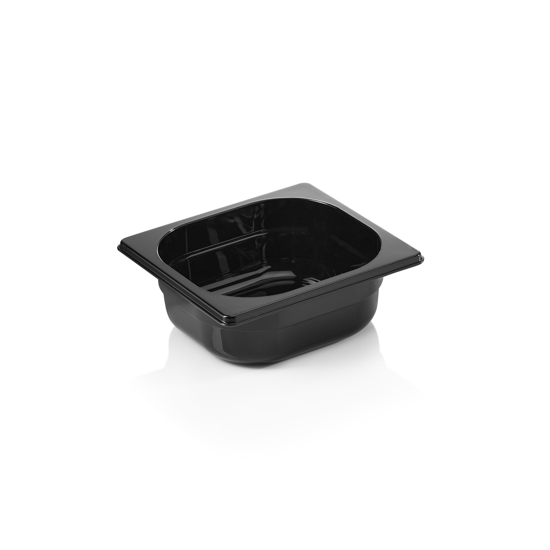 GN Behälter GN 96 BLACK 1/6-065 mm, schwarz, Polycarbonat