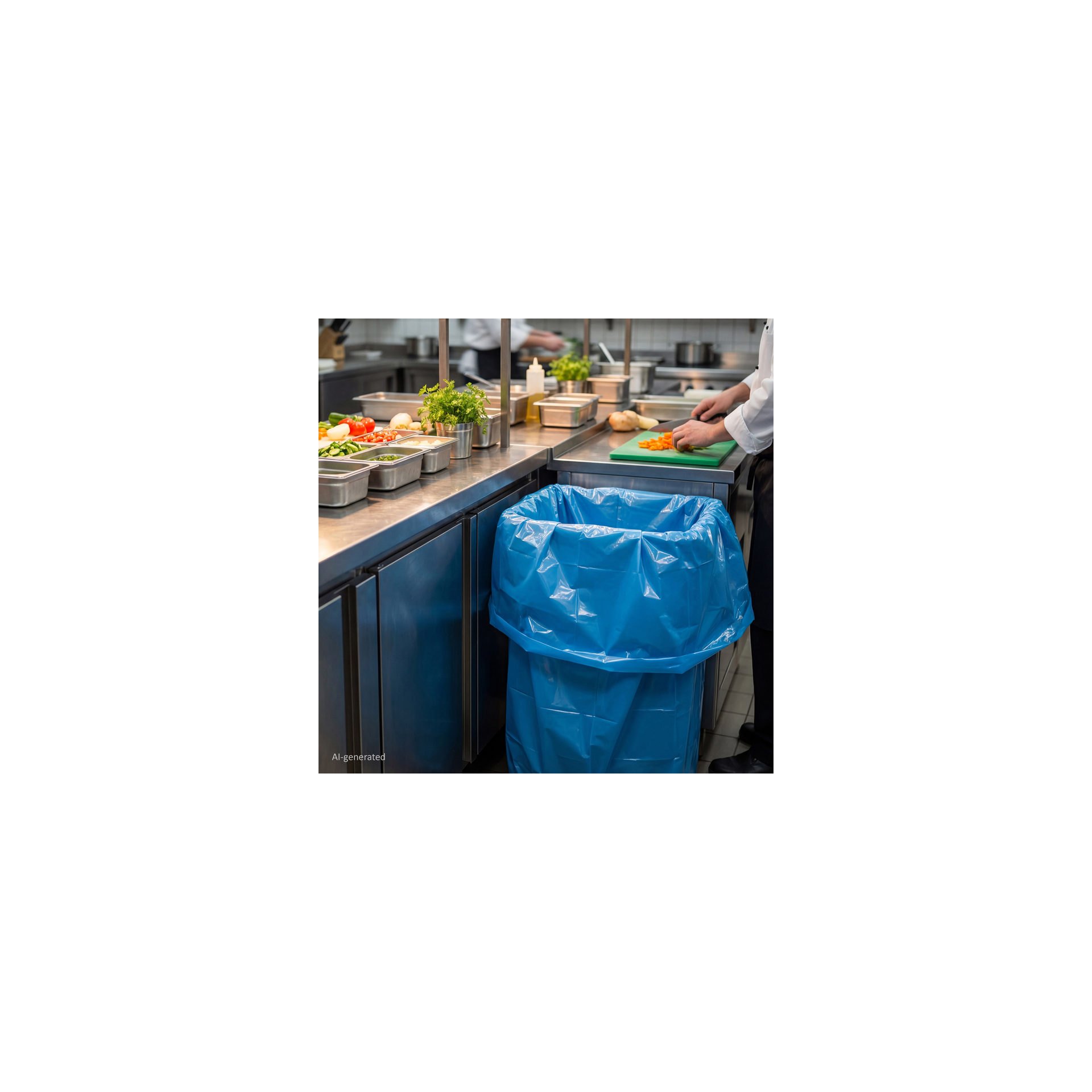Müllsäcke, LDPE 120 l 110 cm x 70 cm blau 45 my Müllsäcke, LDPE 120 l 110 cm x 70 cm blau 45 my