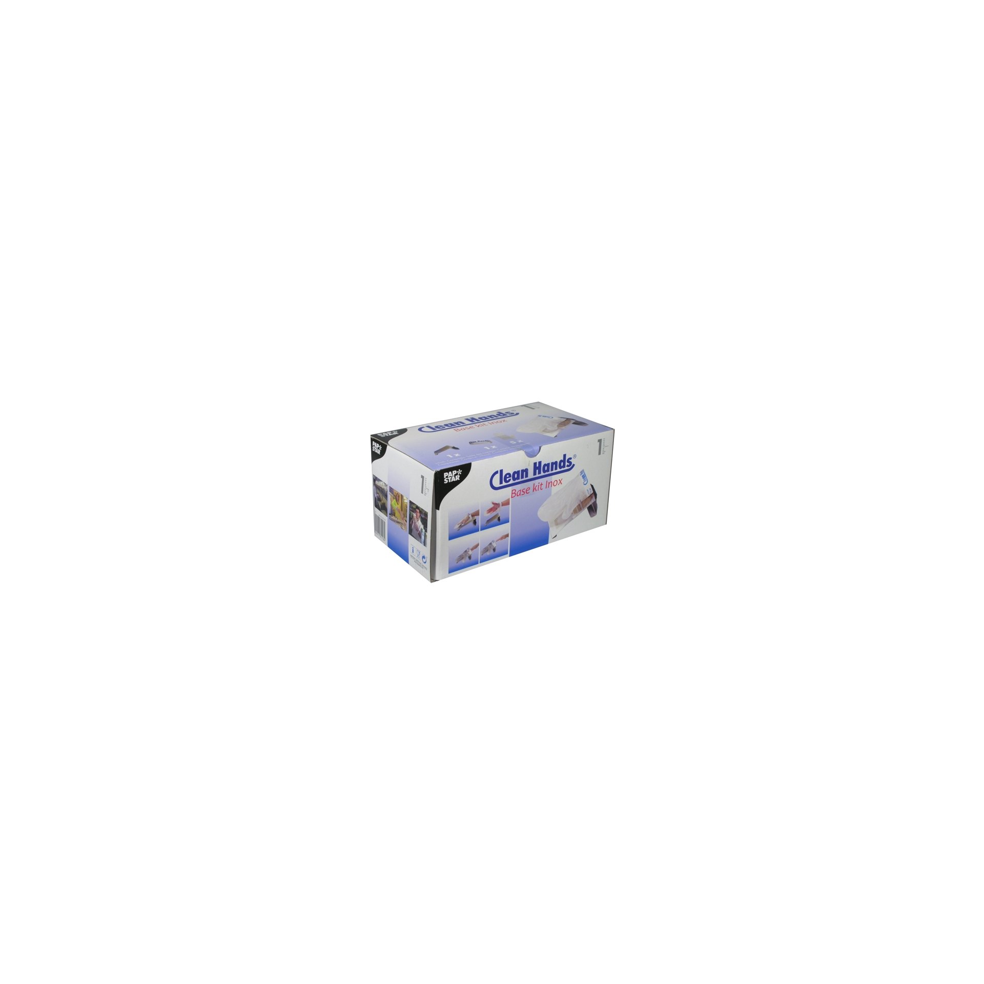 Clean Hands Base Kit Edelstahl 11,5 cm x 12,7 cm x 22 cm silber