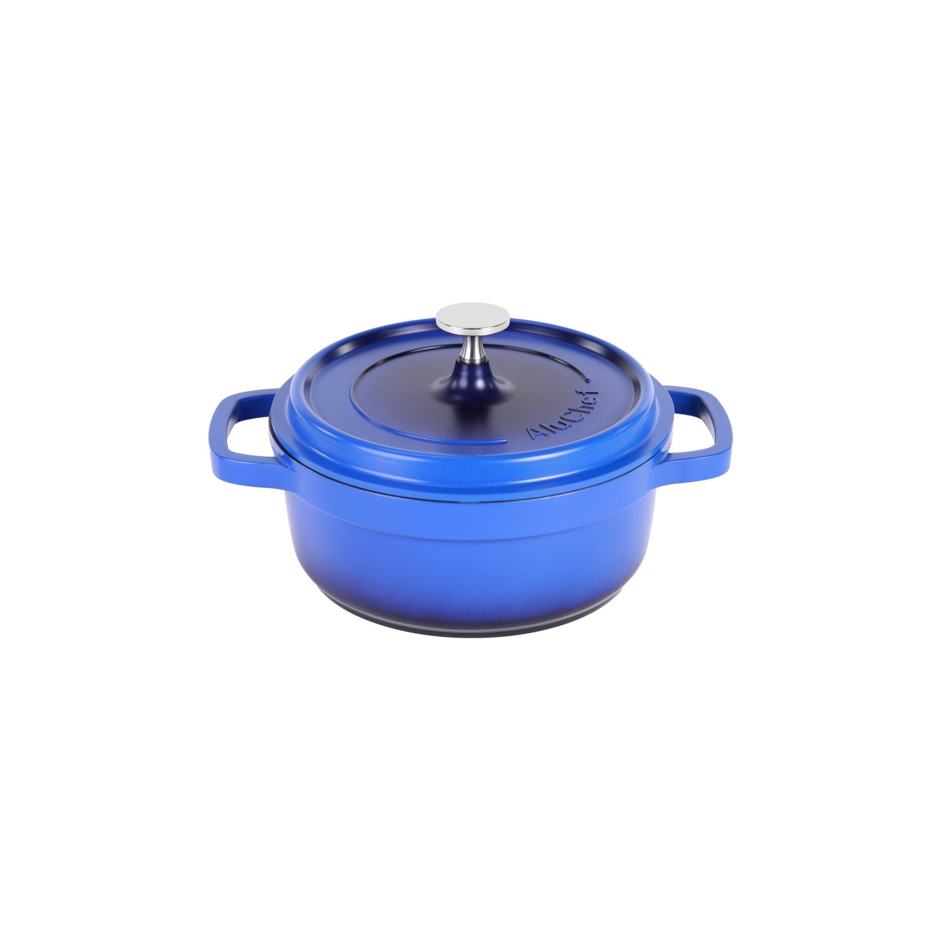 AluChef® Cocotte, rund 20 cm / blau AluChef® Cocotte, rund 20 cm / blau