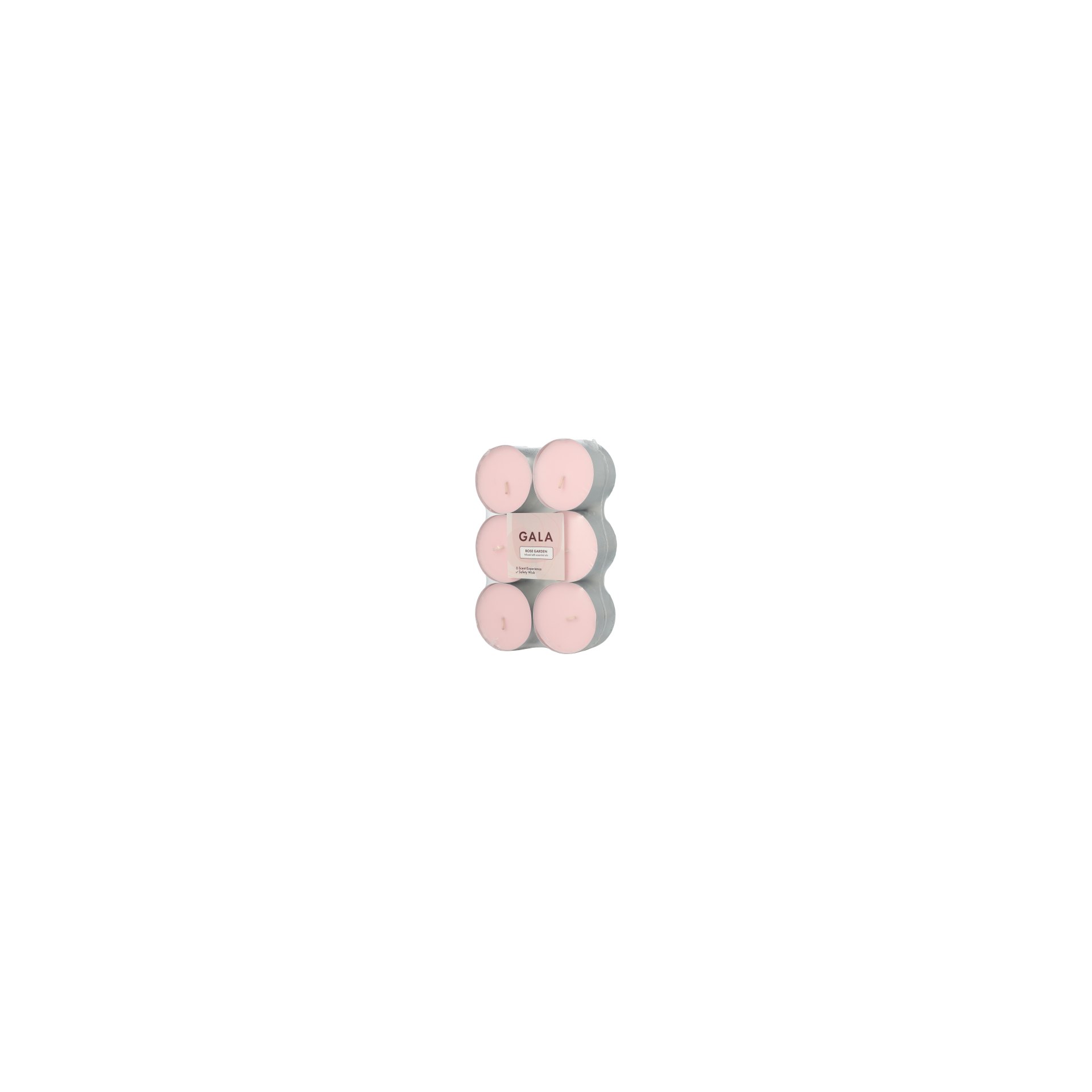 "GALA" Maxi Duftlichte Ø 58 mm · 24 mm rose - Rose Garden "GALA" Maxi Duftlichte Ø 58 mm · 24 mm rose - Rose Garden