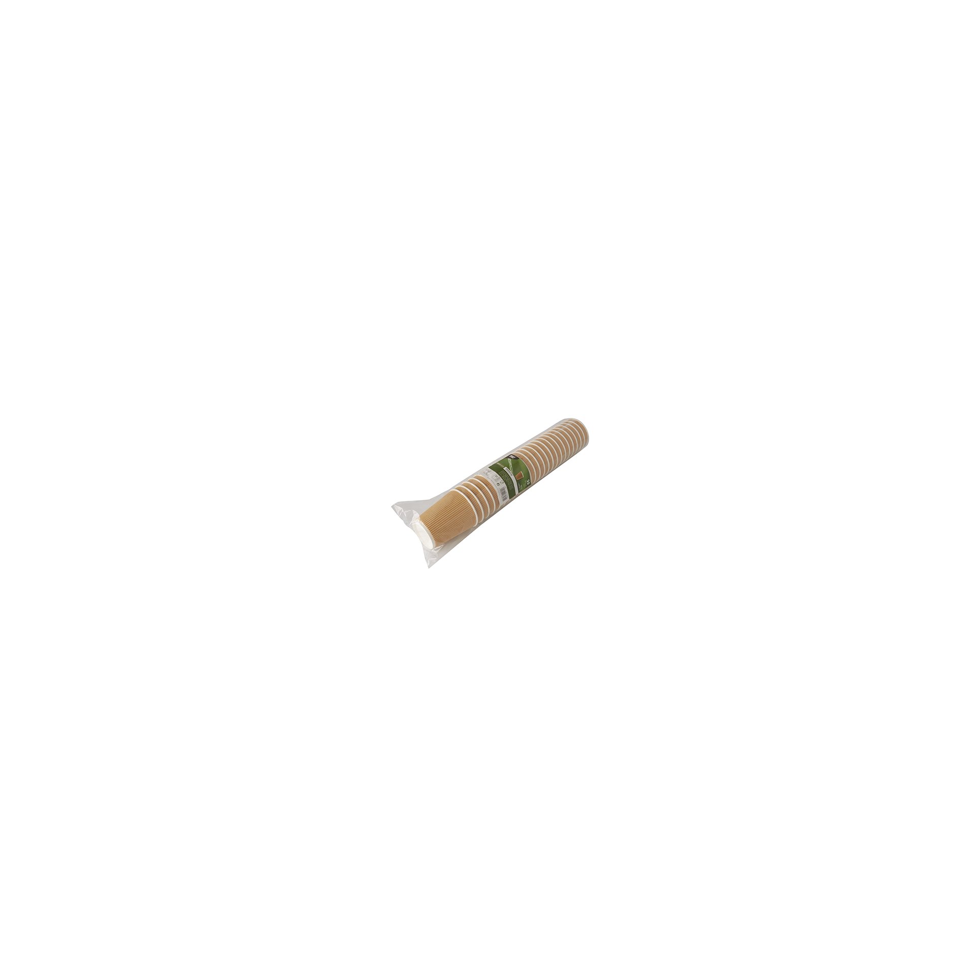 Trinkbecher, Pappe 0,4 l Ø 9 cm · 13,7 cm natur Ripple Wall