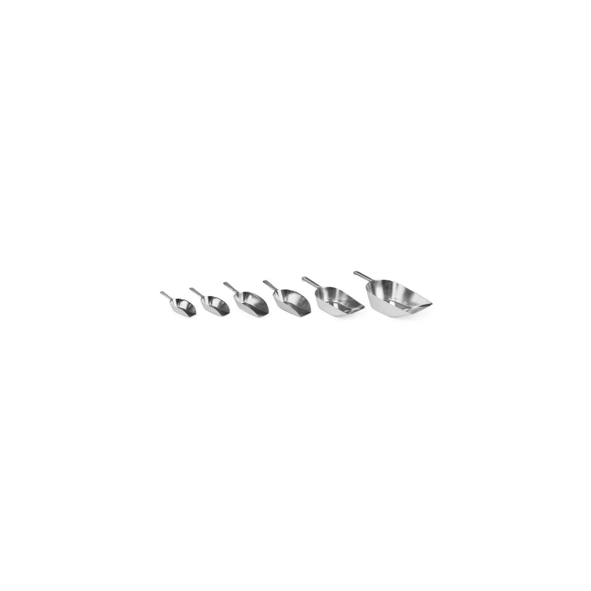 Aluminiumschaufel, 0,125L, 180x65x(H)33mm