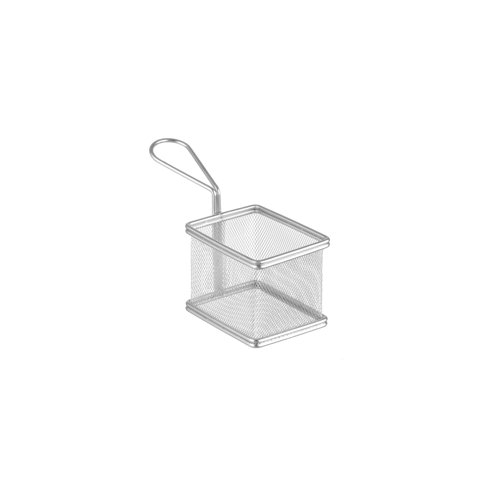Miniatur-Snack-Frittierkörbe, 100x80x(H)75mm Miniatur-Snack-Frittierkörbe, 100x80x(H)75mm