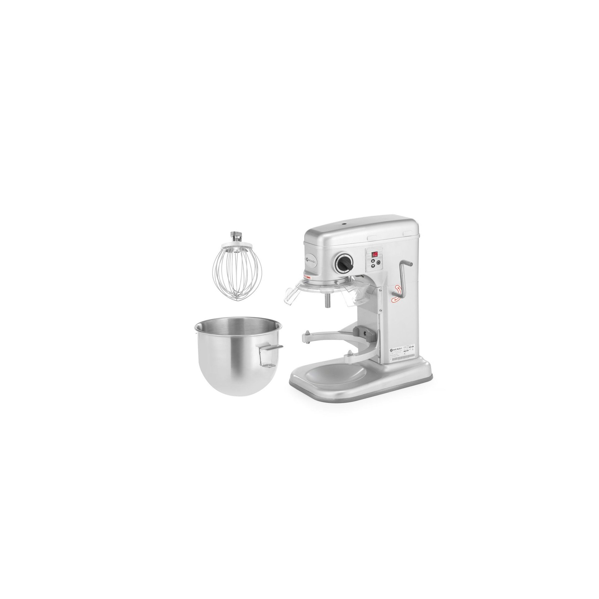 Planetenrührer, Kitchen Line, 7L, Silber, 220-240V/650W, 317x440x(H)490mm Planetenrührer, Kitchen Line, 7L, Silber, 220-240V/650W, 317x440x(H)490mm