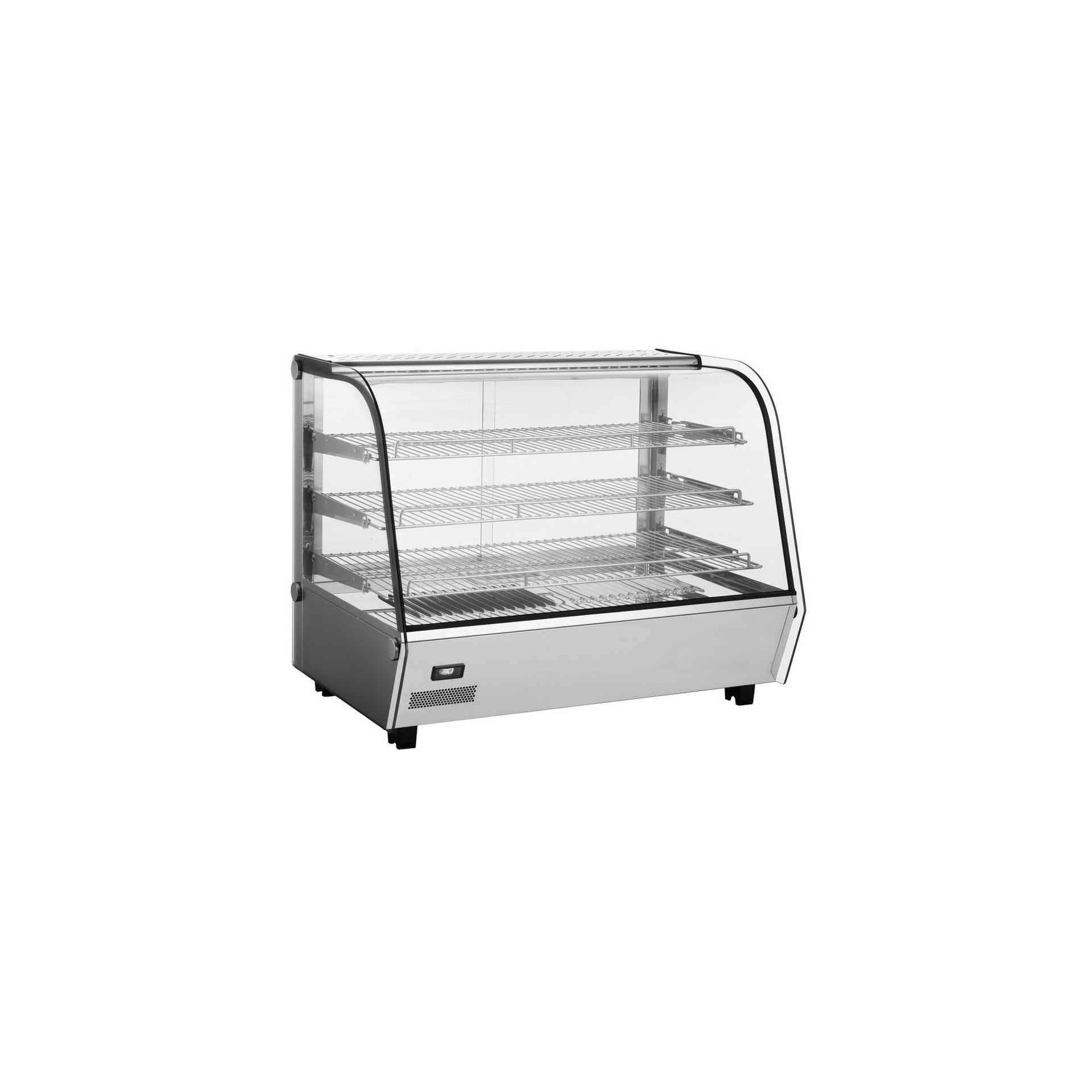 Beheiztes Thekendisplay, 160 Liter, 230V/1500W, 885x570x(H)680mm Beheiztes Thekendisplay, 160 Liter, 230V/1500W, 885x570x(H)680mm