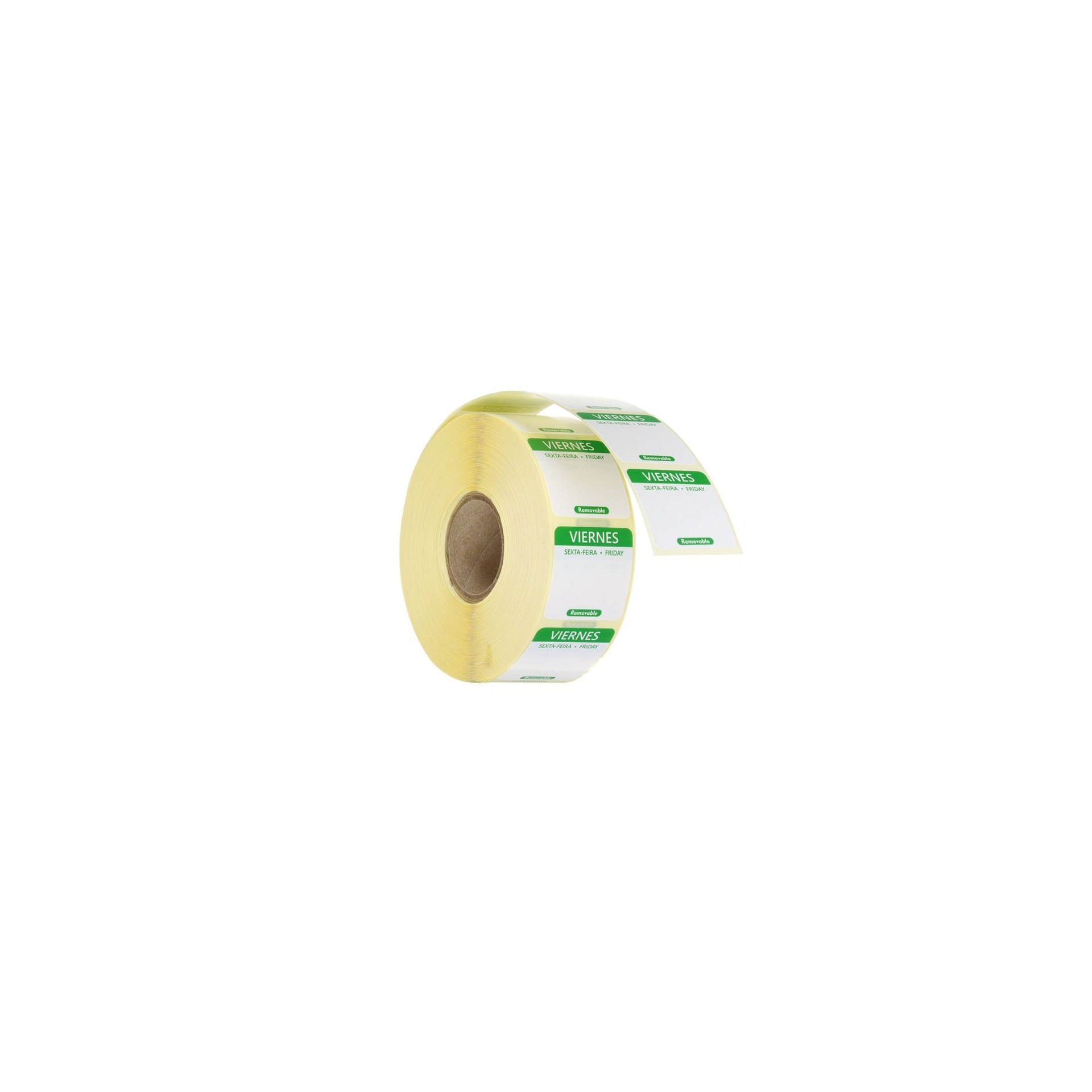 Täglich anwendbare Lebensmittelsicherheitsetiketten, für den Mehrfachgebrauch, leicht zu entfernen , Grün, 1000 Stk., 25x25x(H)mm