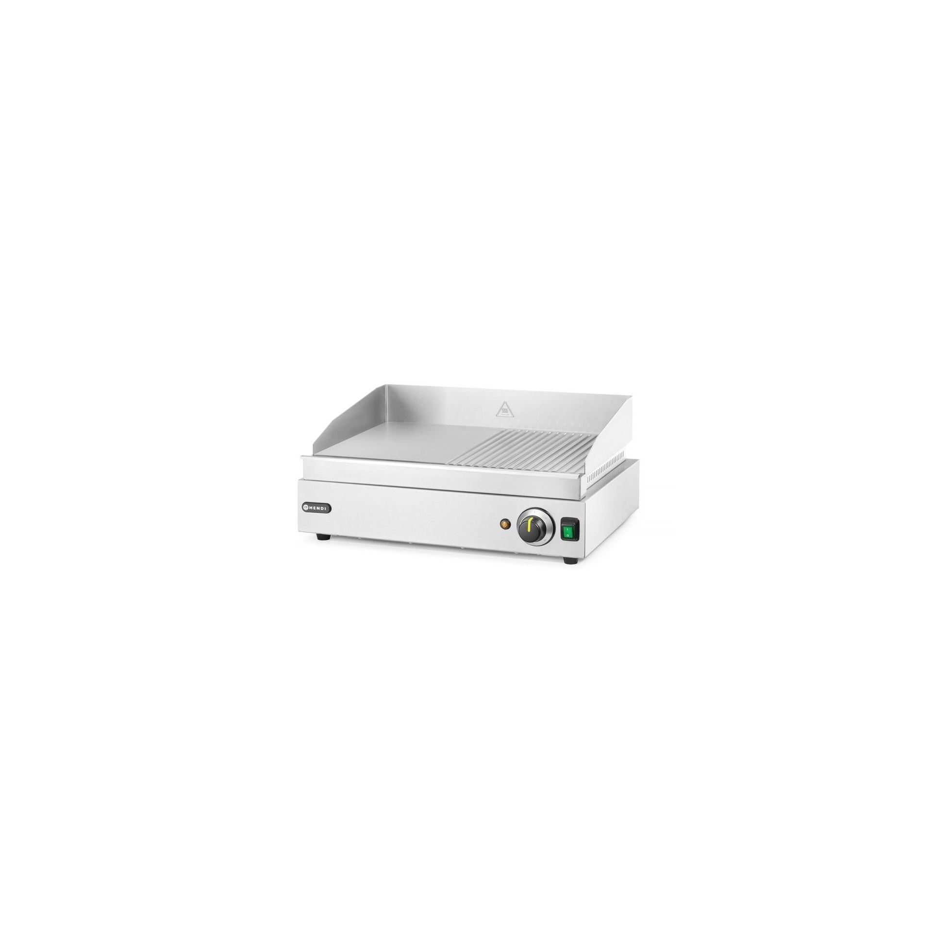 Grillplatte, Profi Line, 1/2 glatt, 1/2 gerillt, 230V/2400W, 527x404x(H)233mm Grillplatte, Profi Line, 1/2 glatt, 1/2 gerillt, 230V/2400W, 527x404x(H)233mm