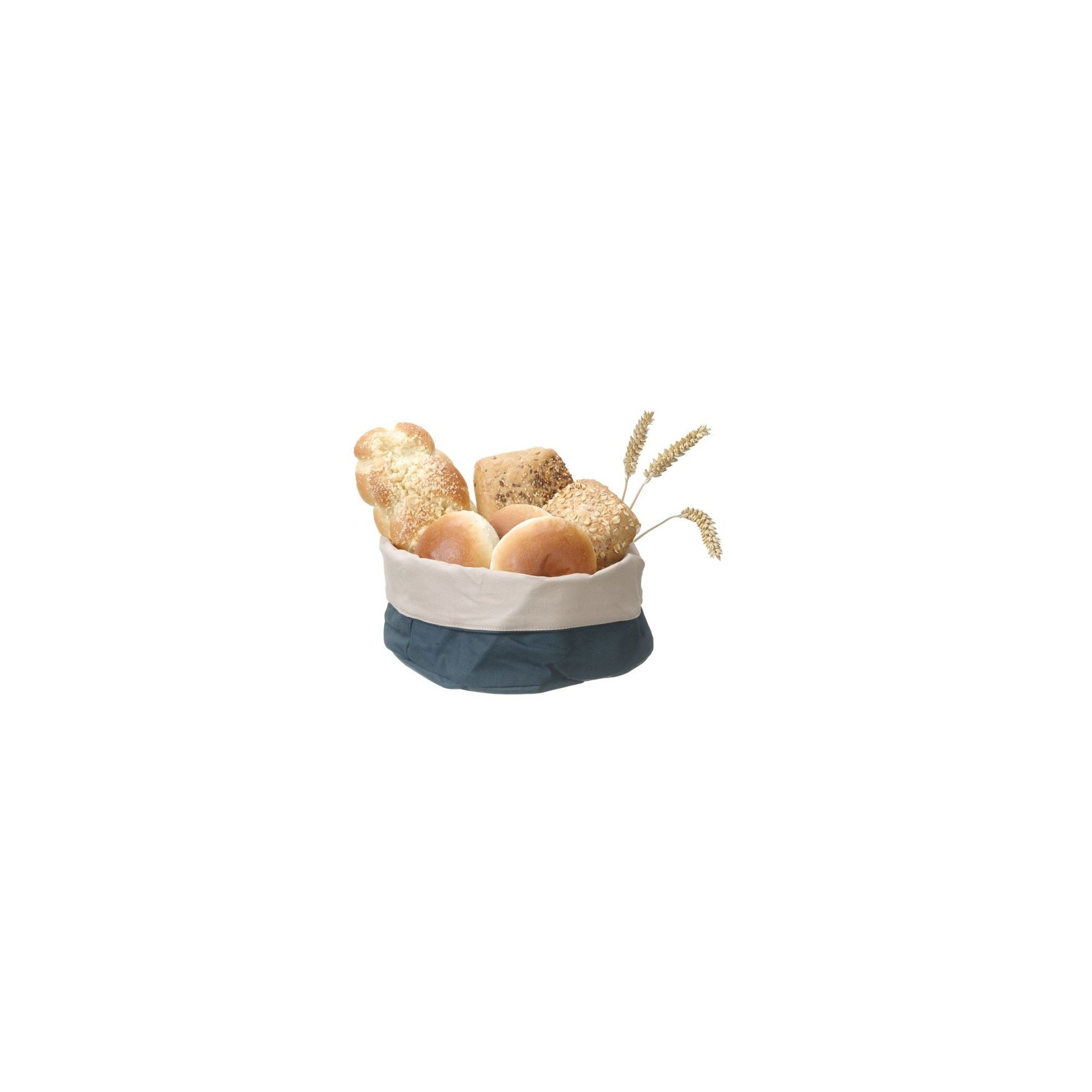 Brottaschen, rund, Dunkelgrau, ⌀250x(H)160mm