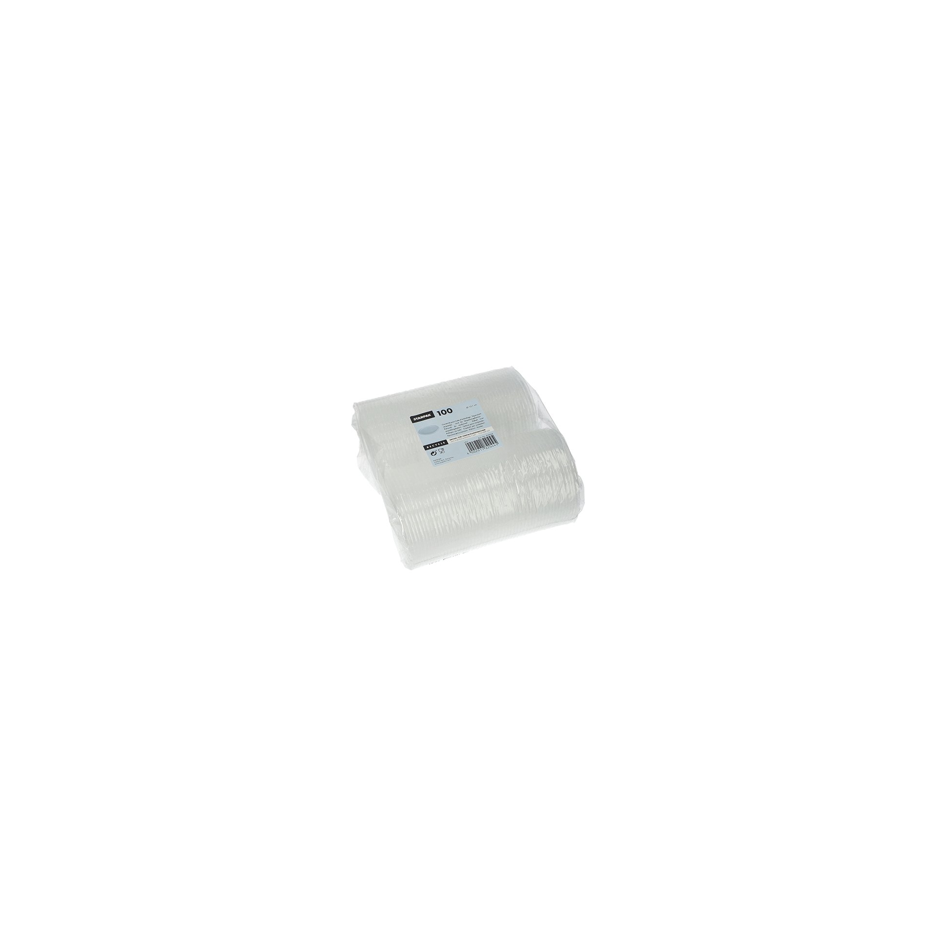 Deckel für Verpackungsbecher, PP rund Ø 10,1 cm · 0,8 cm transparent