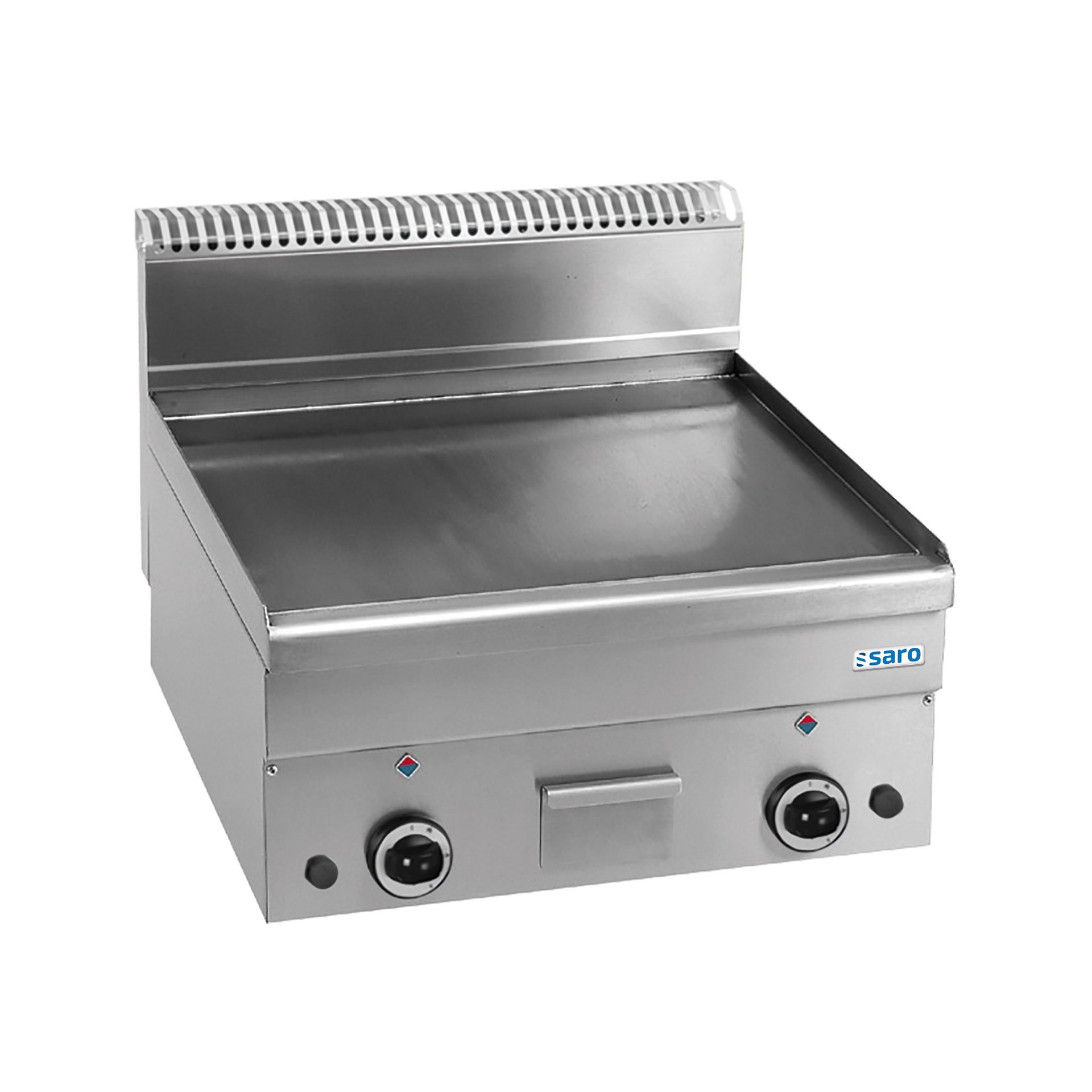 Gasgrillplatte glatt Auftisch 600x600 Modell GFT66L Gasgrillplatte glatt Auftisch 600x600 Modell GFT66L