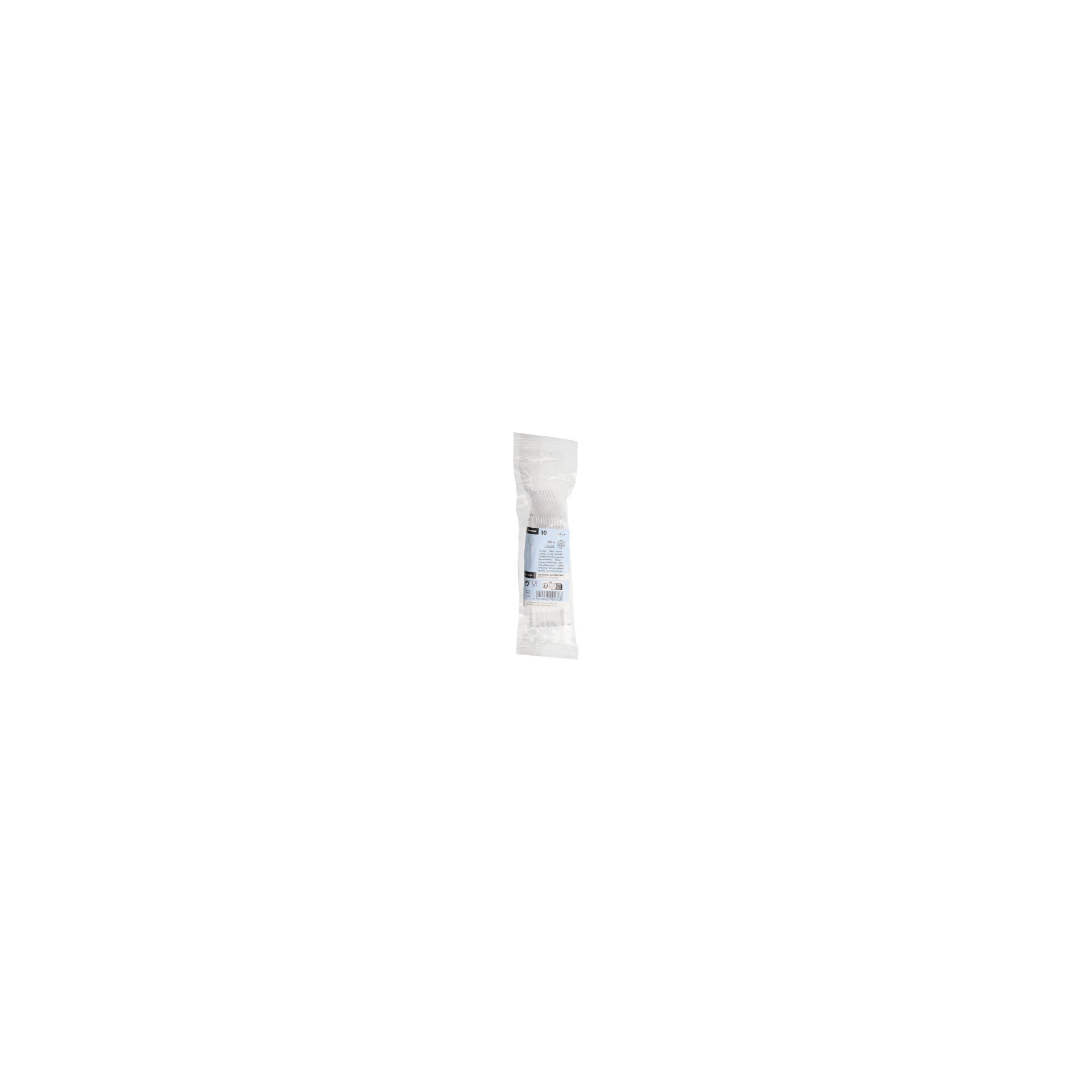 Mehrweg-Kaffeelöffel 13 cm transparent Mehrweg-Kaffeelöffel 13 cm transparent