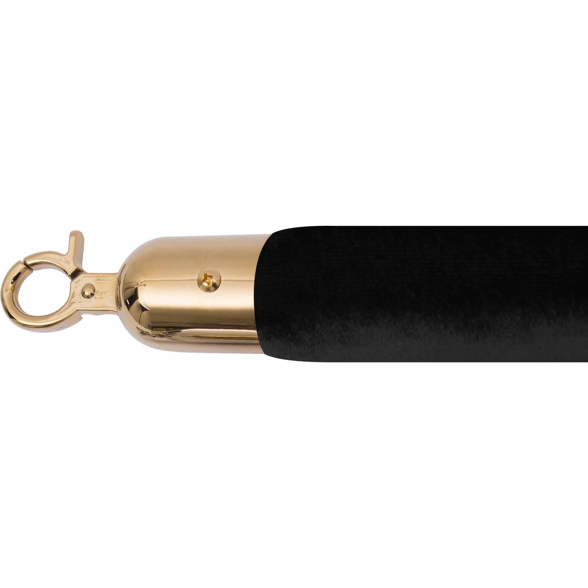 Kordel für Absperrpfosten schwarz / gold Modell AF 222