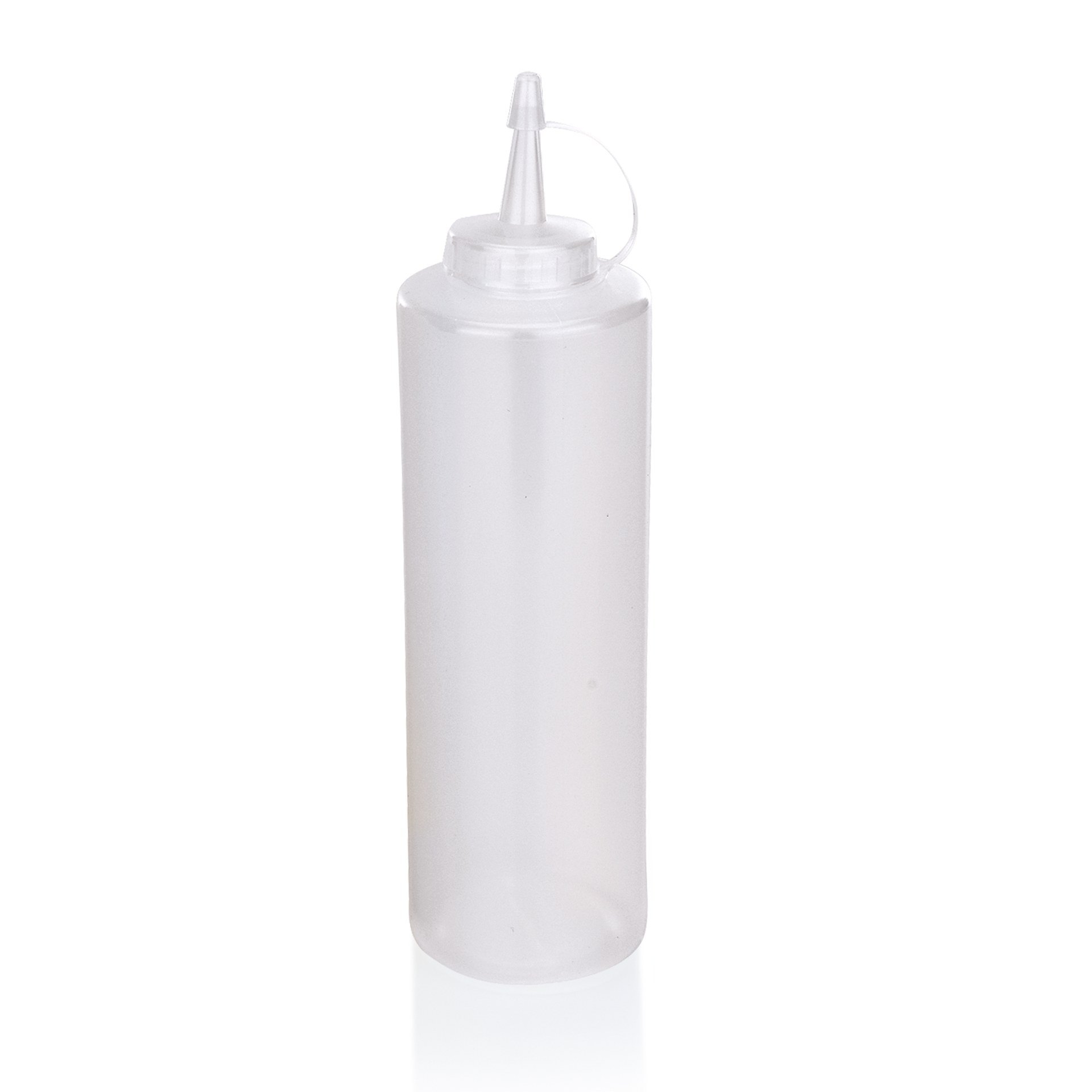 Quetschflasche 700 ml, Ø 7 cm, transparent