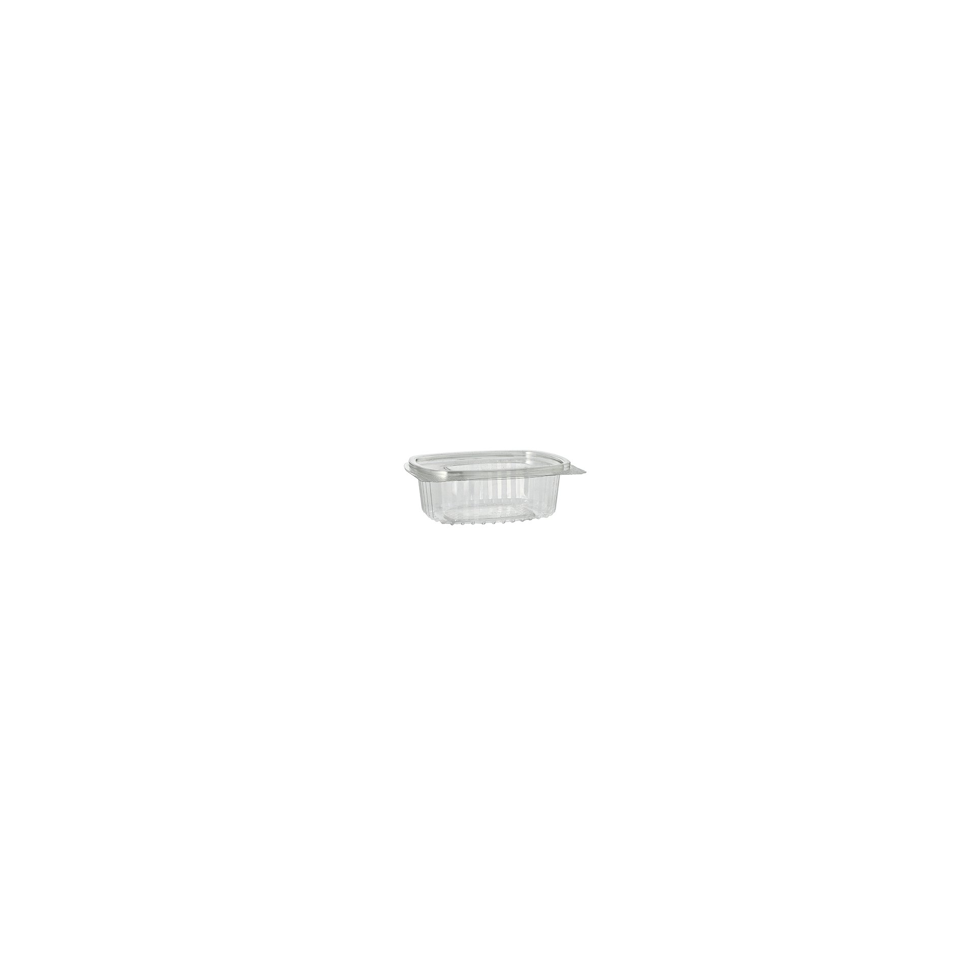 Feinkost- und Salatschalen mit Klappdeckel, R-PET oval 250 ml 4,3 cm x 10,6 cm x 13,3 cm klar Feinkost- und Salatschalen mit Klappdeckel, R-PET oval 250 ml 4,3 cm x 10,6 cm x 13,3 cm klar