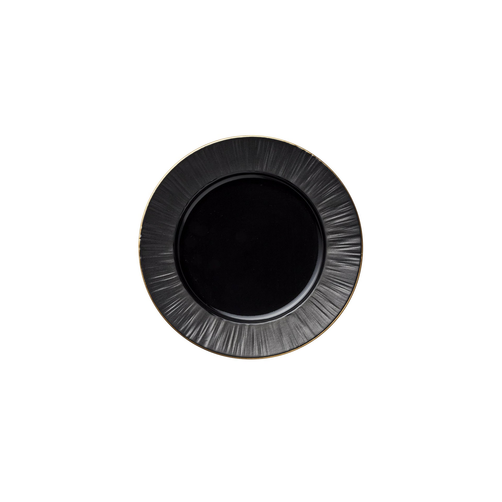 Teller Set MAYA KURO, flach, Ø 16,5 cm, schwarz Teller Set MAYA KURO, flach, Ø 16,5 cm, schwarz