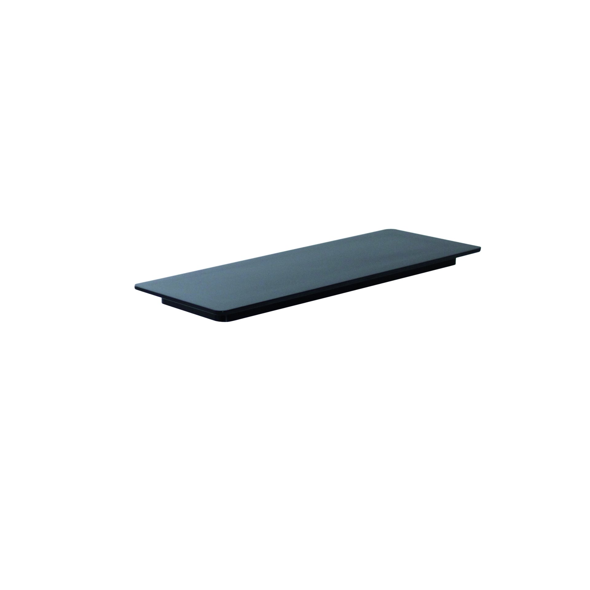 Königskuchenplatte 400 x 150 x 20 mm schwarz