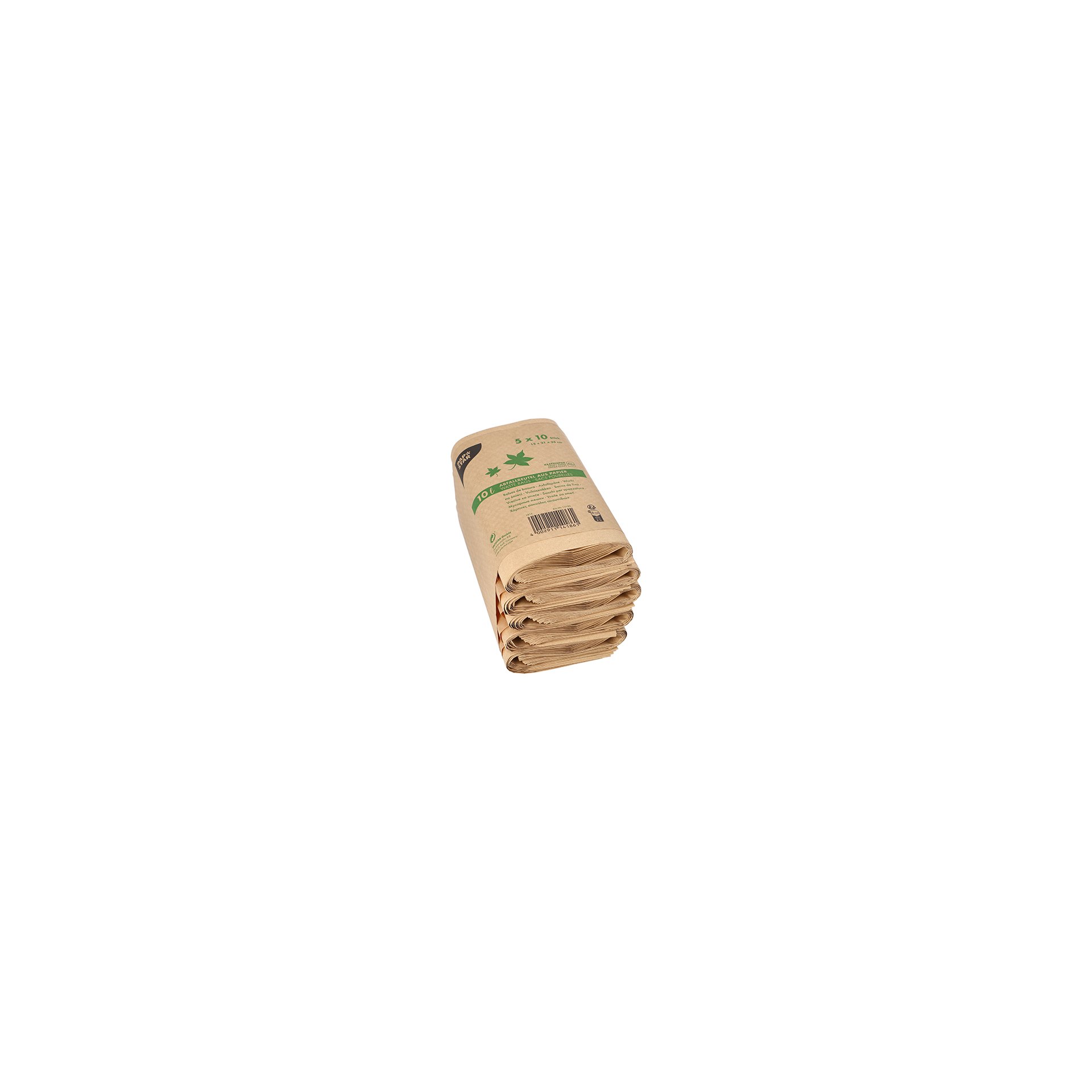 Abfallbeutel Kraftpapier 10 l 35 cm x 21 cm x 15 cm braun Abfallbeutel Kraftpapier 10 l 35 cm x 21 cm x 15 cm braun