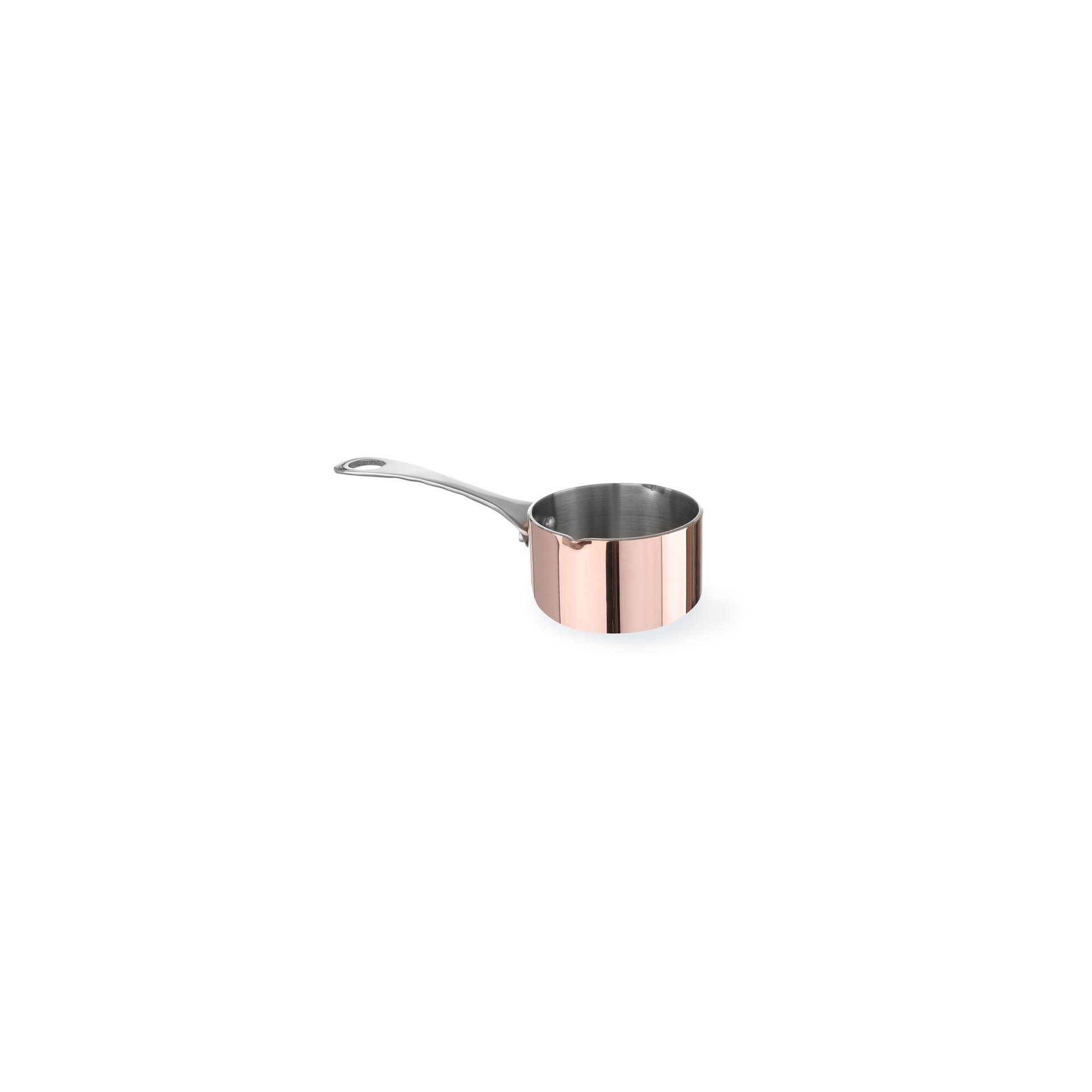 Miniatur-Kasserolle mit Ausgießer, 0,05L, ⌀50x(H)30mm
