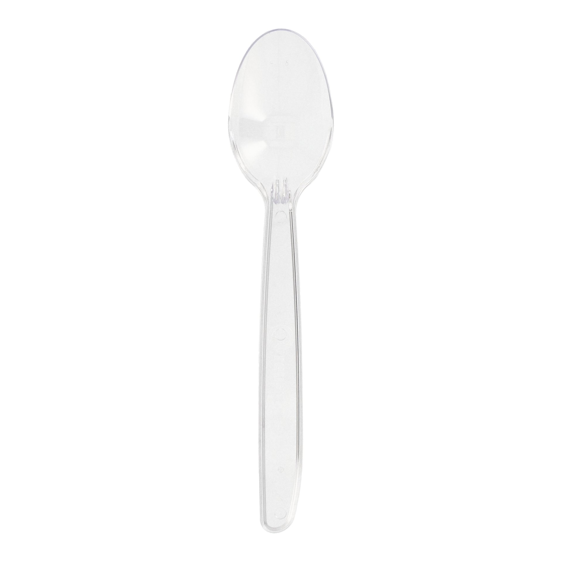 Mehrweg-Kaffeelöffel 13 cm transparent
