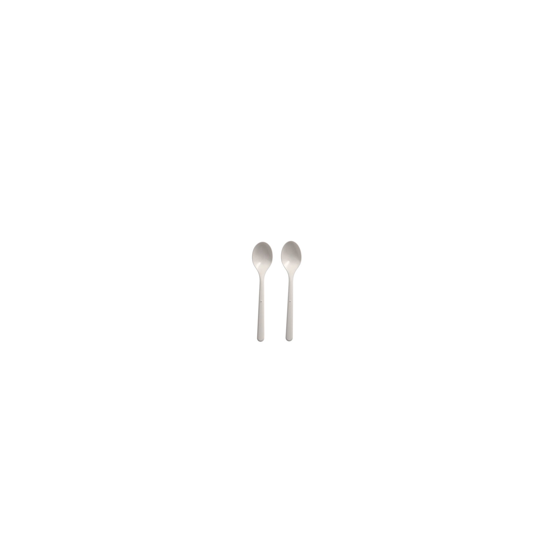 "Circulware" Mehrweg-Kaffeelöffel PP-MF 13 cm weiss extra stabil