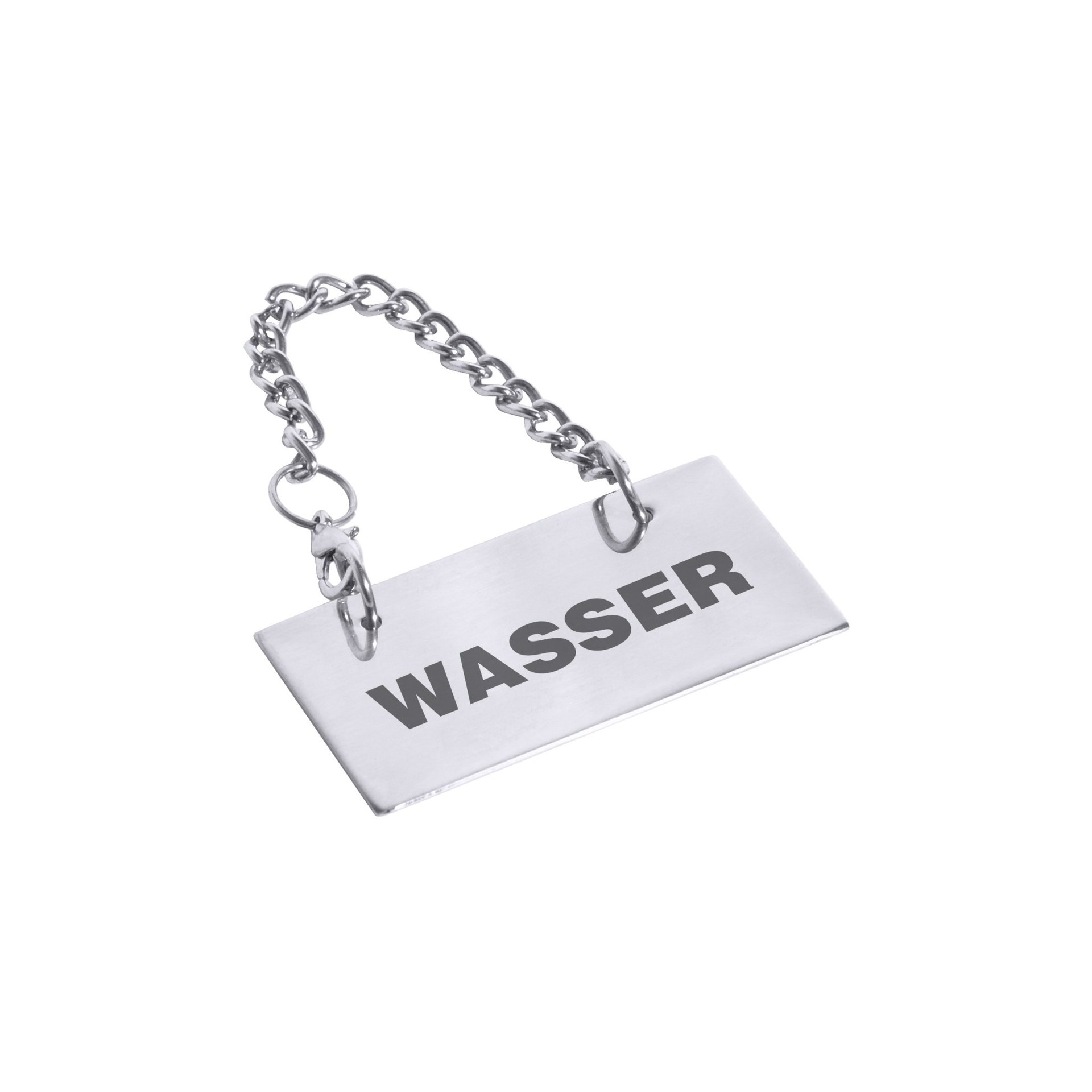 Schild für Kannen WASSER Schild für Kannen WASSER