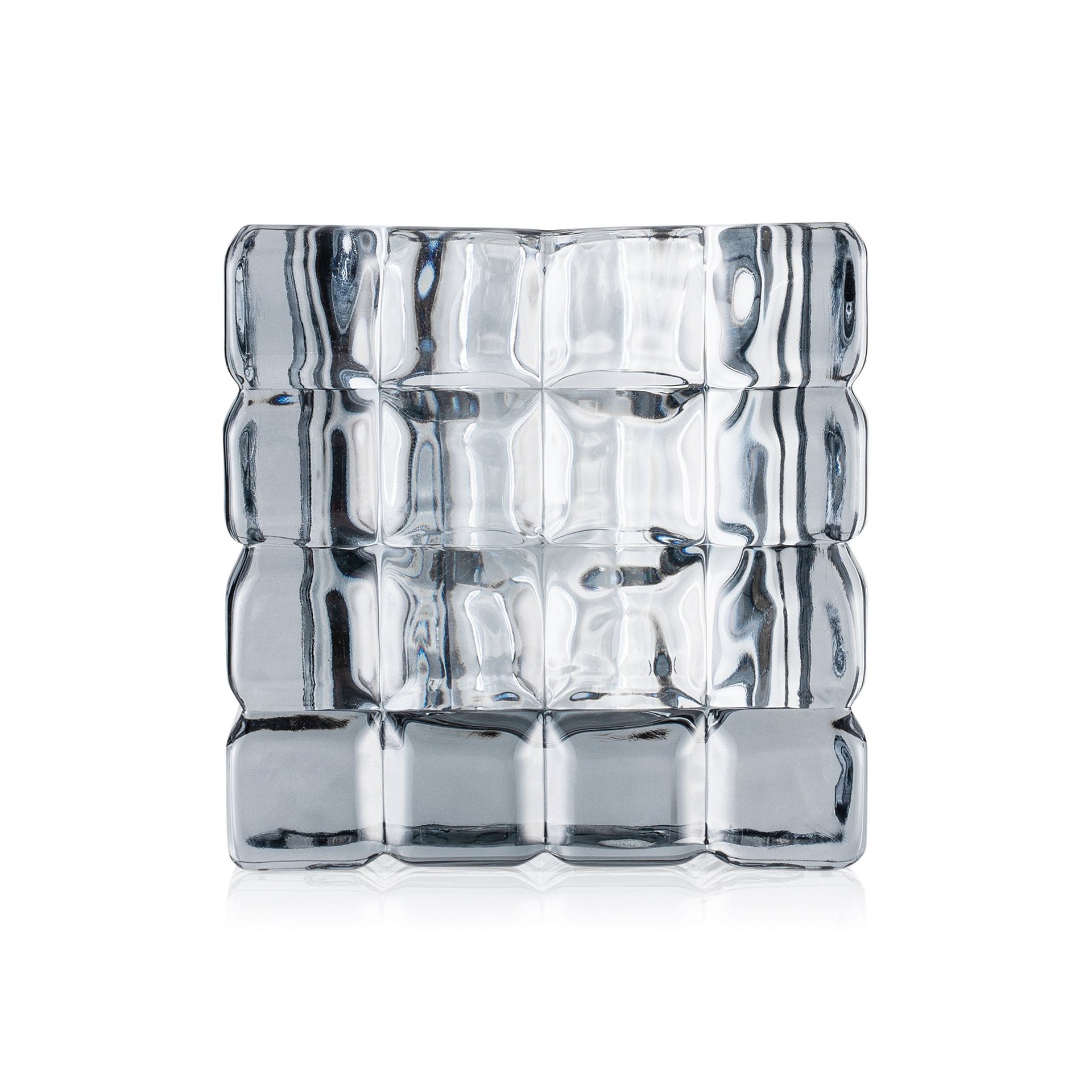 Cube Smoke Grey YUYU, 9 x 9 x 9 cm