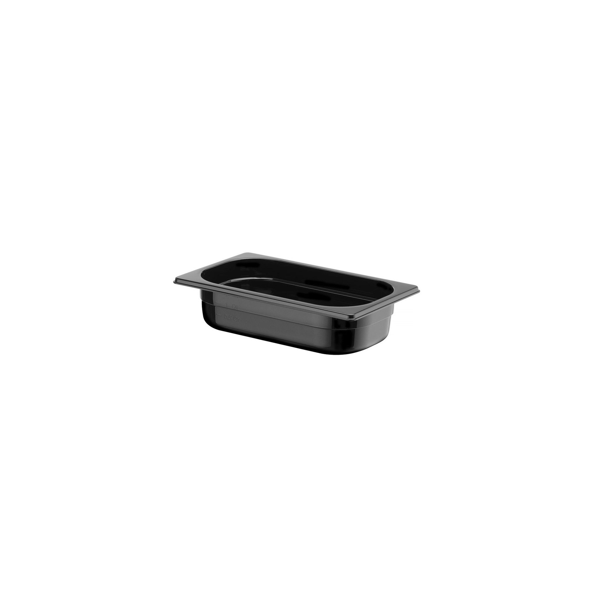 Gastronorm-Behälter 1/4, Profi Line, GN 1/4, 1,8L, Schwarz, 265x162x(H)65mm